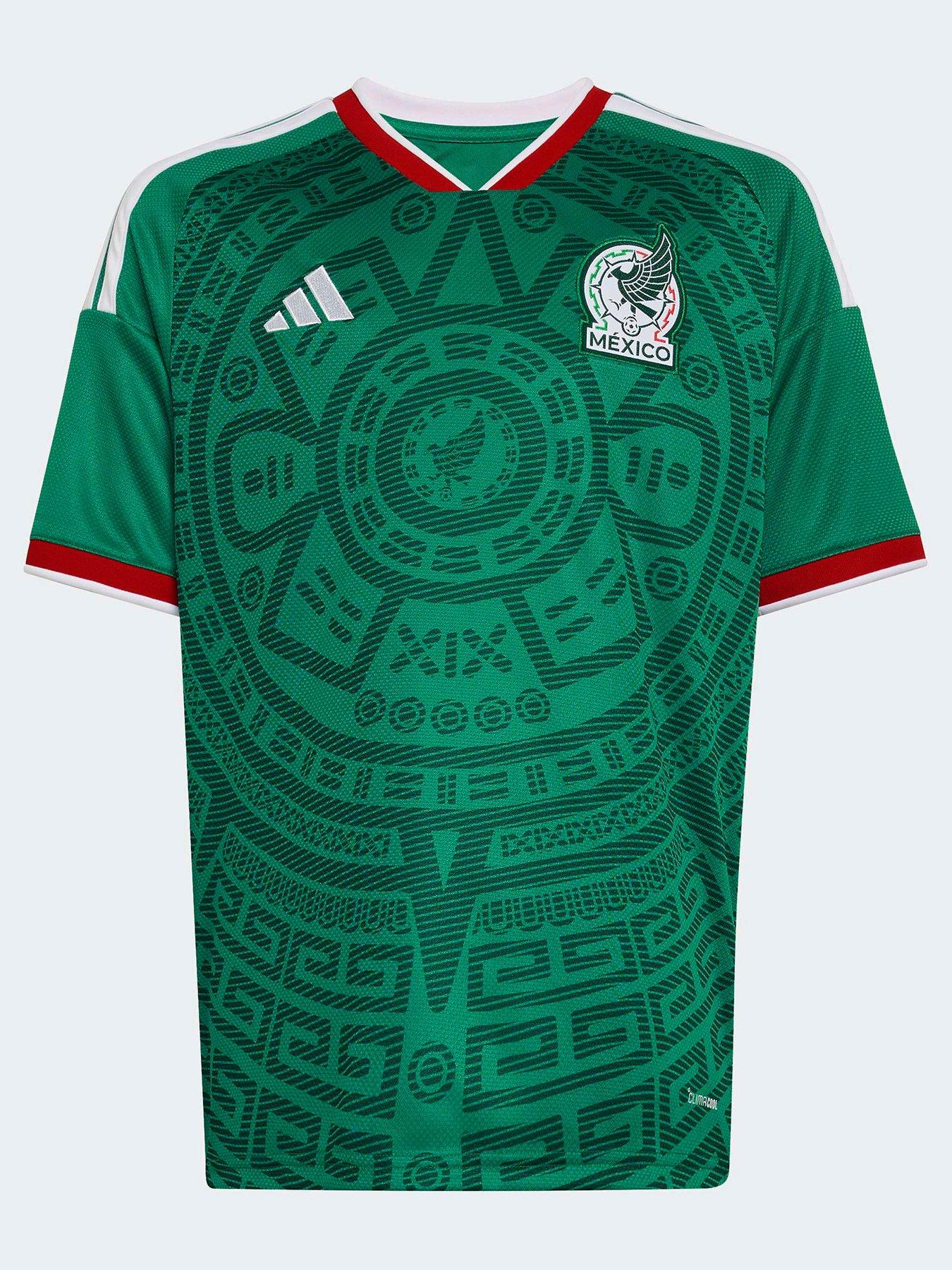 adidas Junior Mexico 26 Home Replica Football Shirt - Green