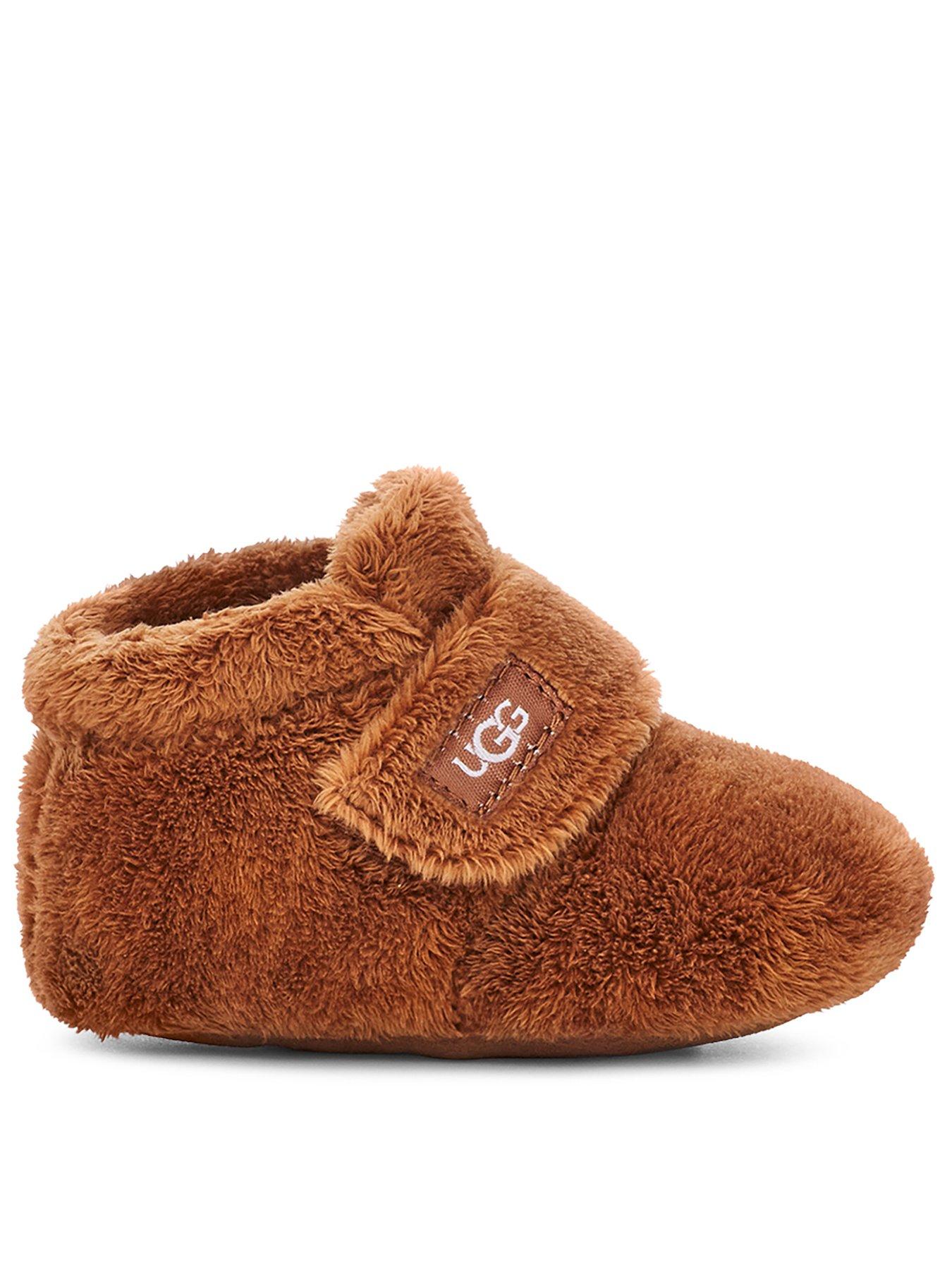  image of ugg-babynbspbixbee-booties-chestnut