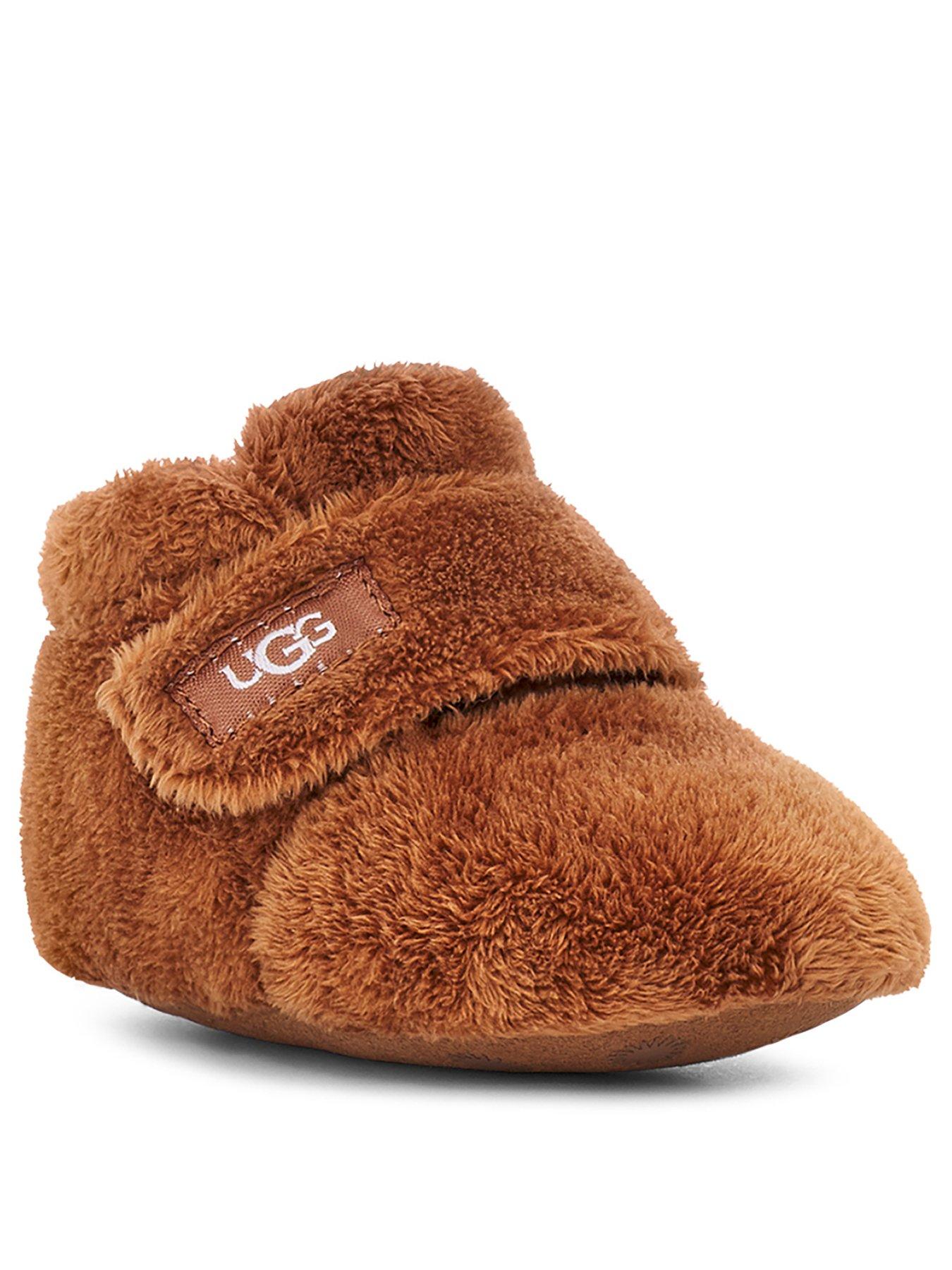  image of ugg-babynbspbixbee-booties-chestnut