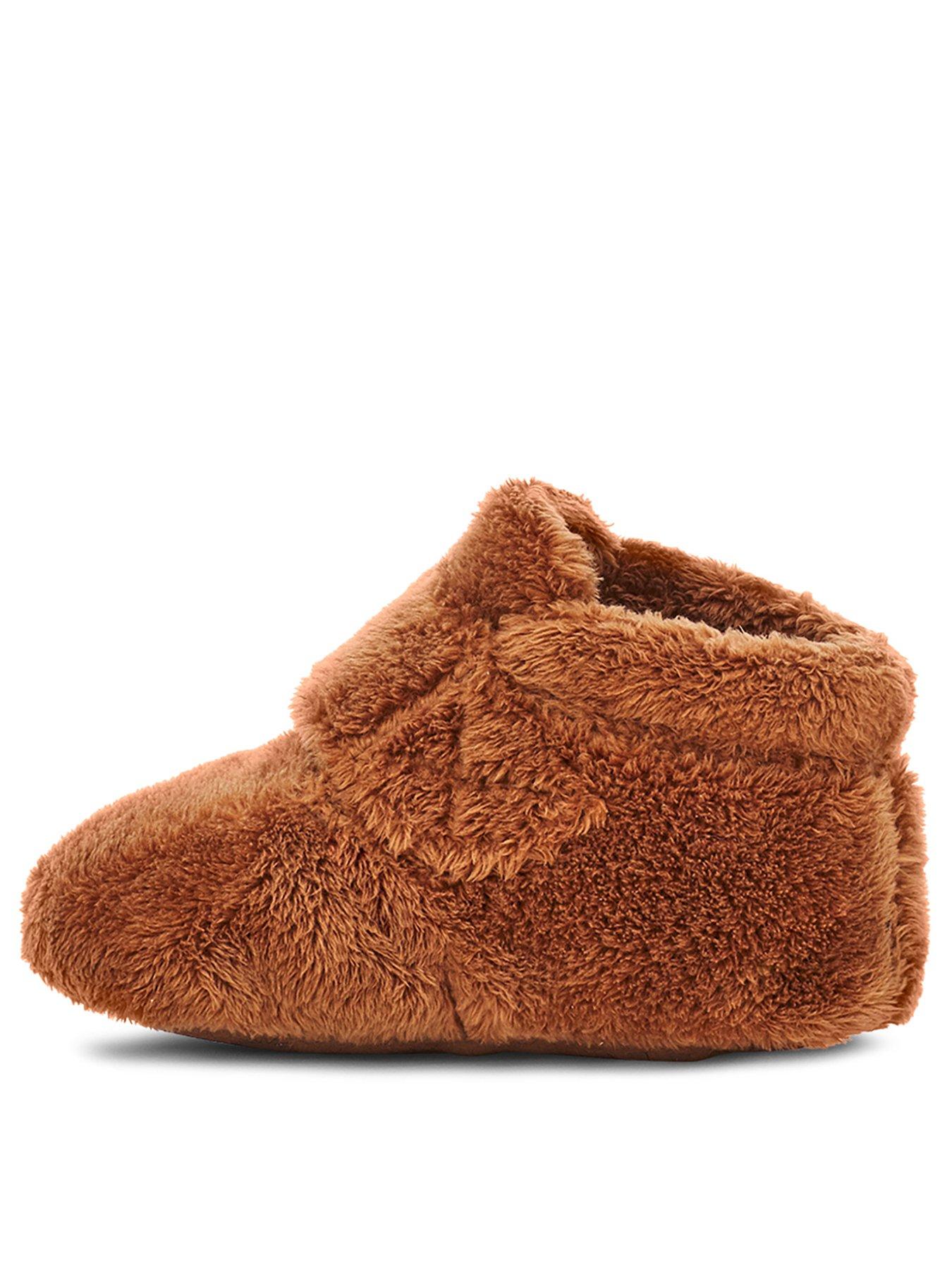  image of ugg-babynbspbixbee-booties-chestnut