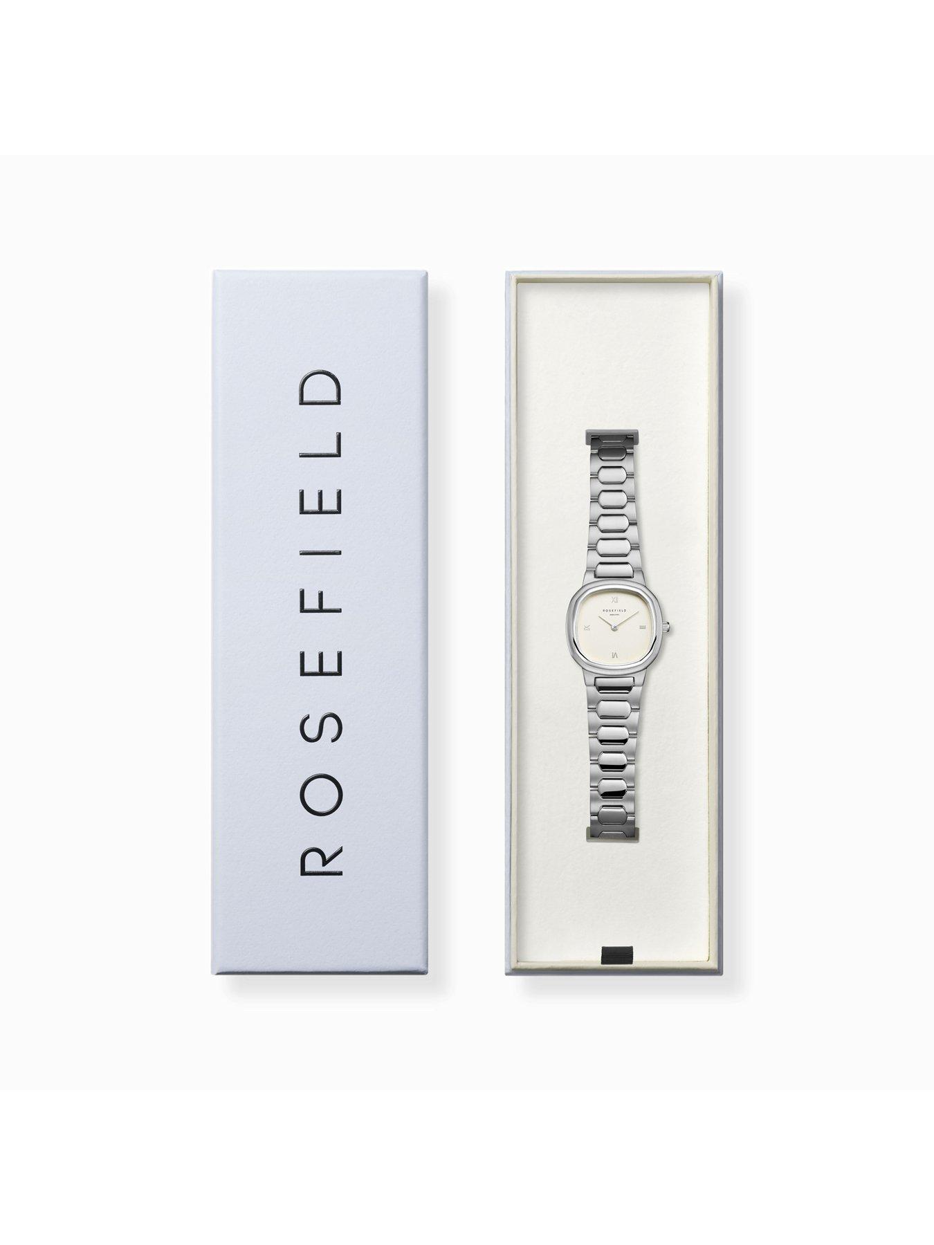  image of rosefield-gaia-30mm-case-matt-white-dial-stainless-steel-watch-multi