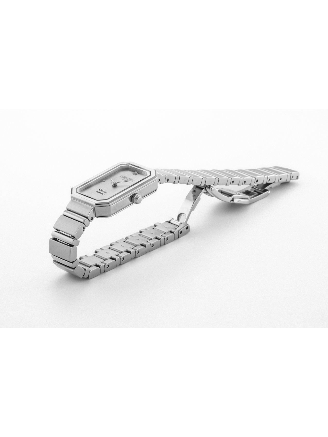  image of roamer-of-switzerland-roamer-olivia-diamond-silver-dial-stainless-steel-octagonal-case