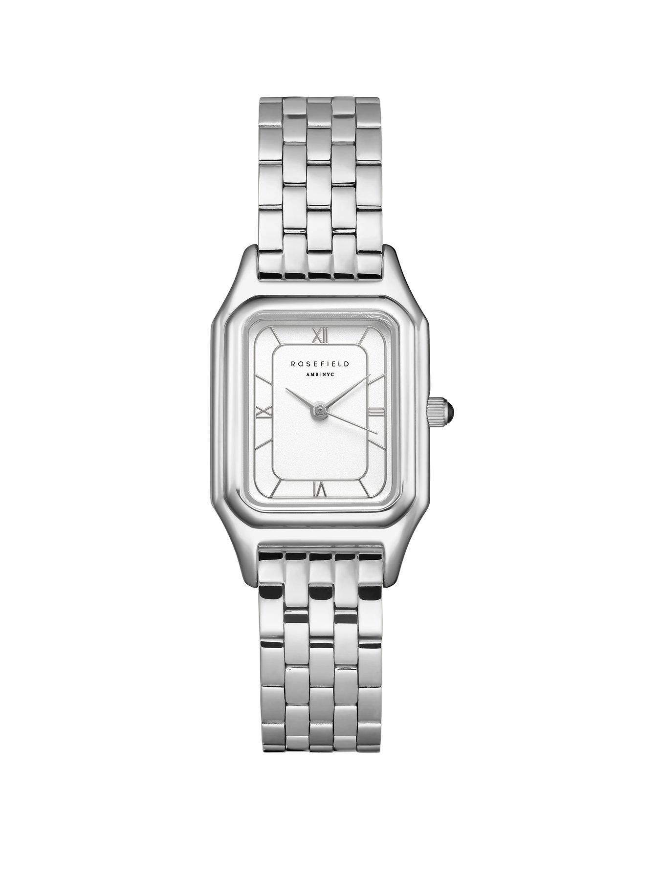Rosefield Ivy Multi Linked Bracelet Octagonal Watch
