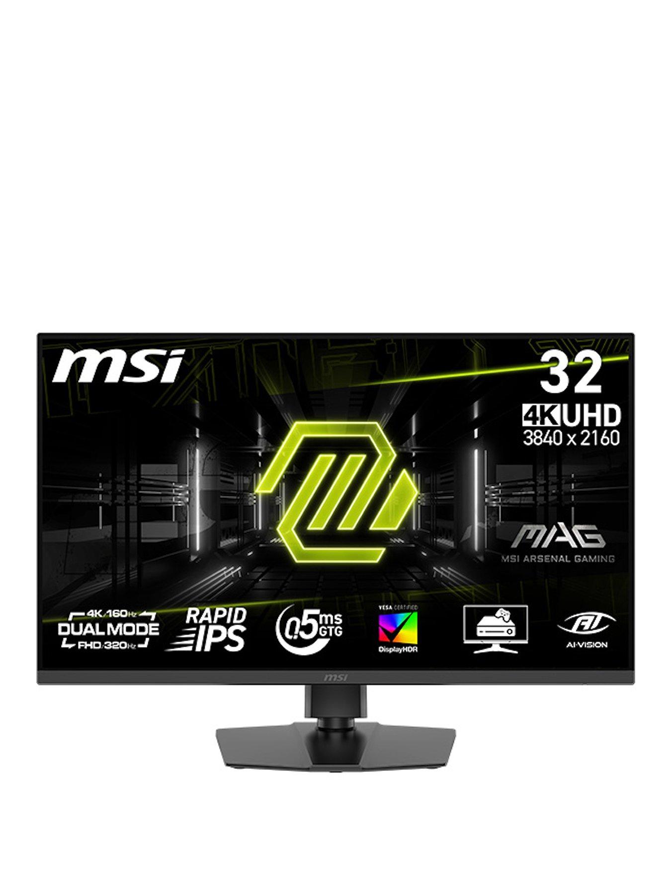 Image 1 of 7 of MSI MAG 322URDF E16 32-inch, 4K UHD, Dual Mode 160Hz 4K/320Hz FHD, Rapid IPS, Adaptive Sync Gaming Monitor