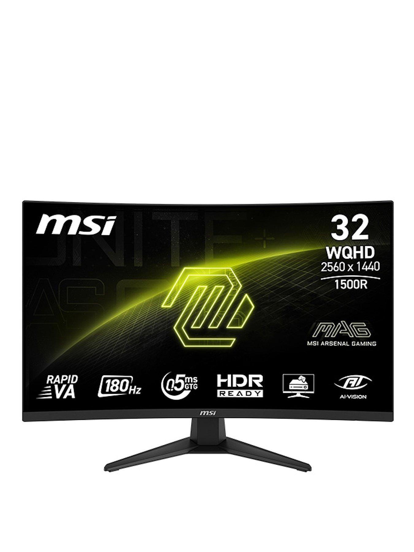 Image 1 of 7 of MSI MAG 321CQF E18 32-inch, WQHD, 180Hz, 0.5ms, Adaptive Sync 1000R Curved Gaming Monitor