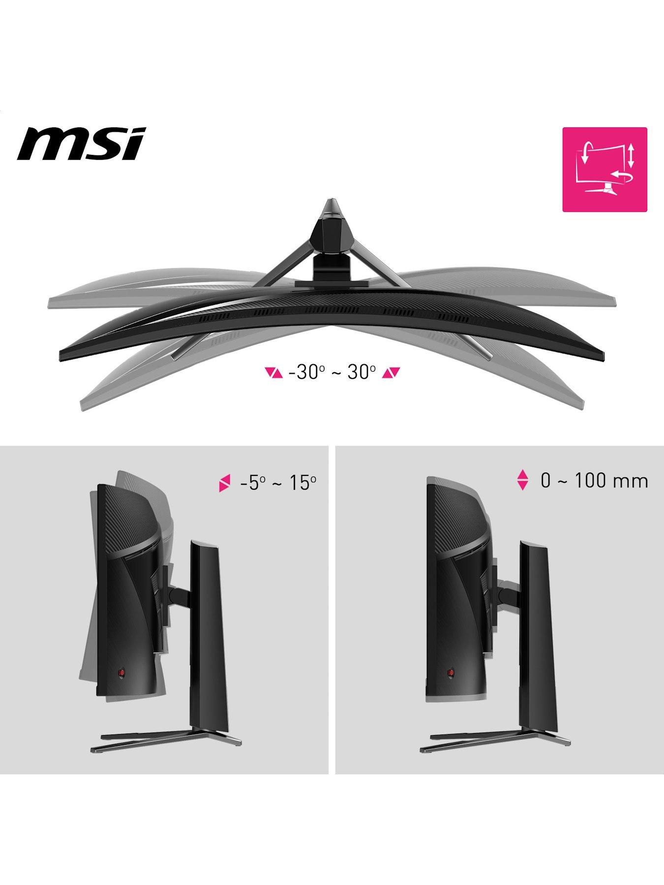 Image 2 of 7 of MSI MPG 346CQRF X24 34-inch, UWQHD, 240Hz, 0.5ms, Adaptive Sync 1500R Curved Gaming Monitor