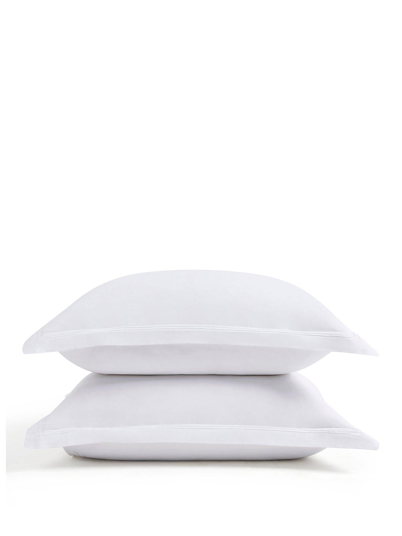 stillFront image of dusk-regent-double-marrow-stitch-400-thread-count-oxford-white-pillowcase-pair