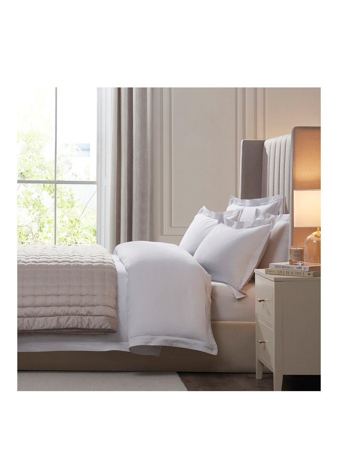 stillFront image of dusk-regent-double-marrow-stitch-400-thread-count-duvet-cover-white