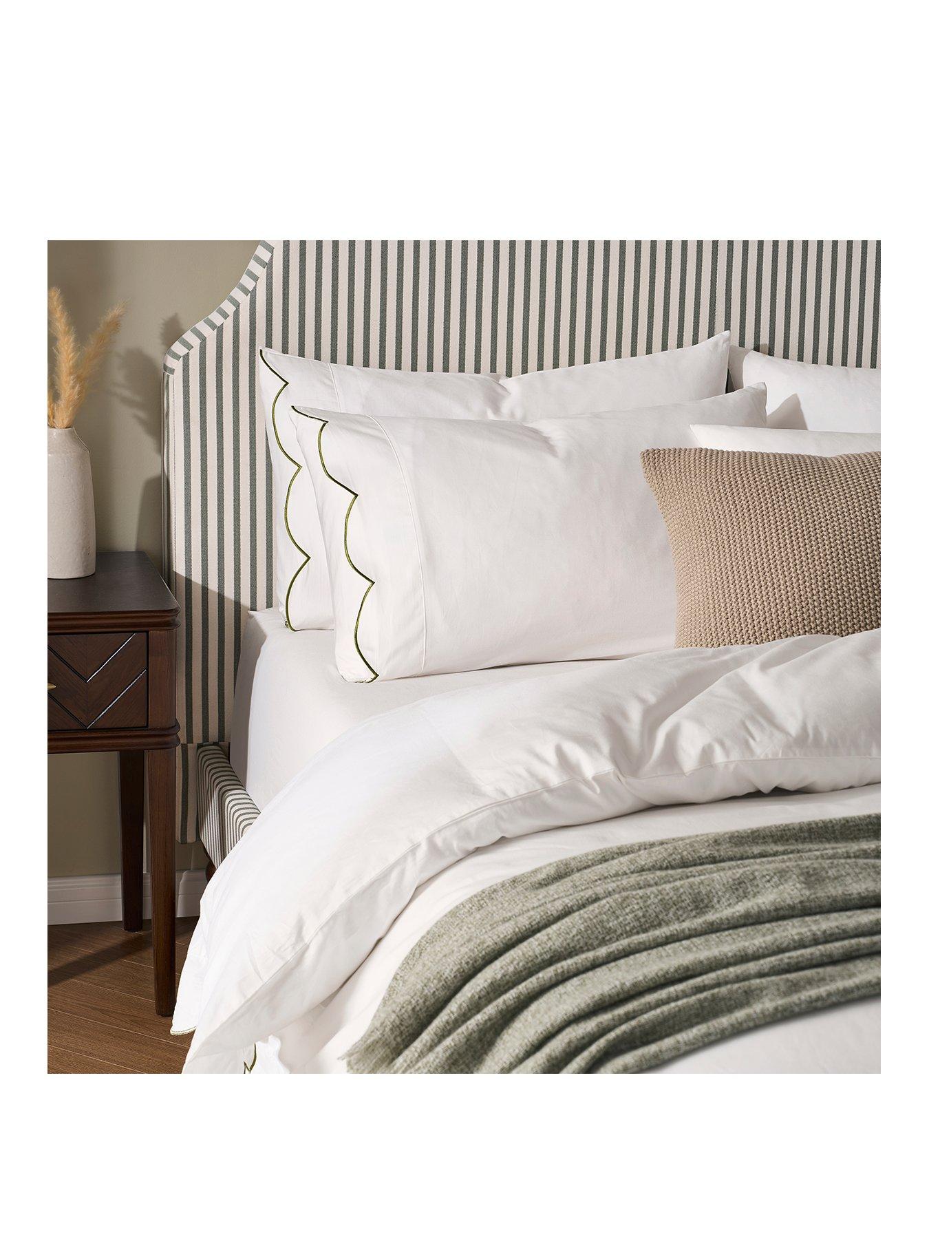  image of dusk-simone-scallop-embroidered-edge-duvet-cover-off-whiteolive