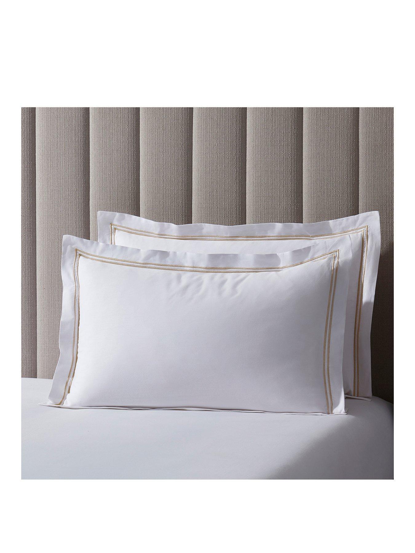 stillFront image of dusk-regent-double-marrow-stitch-400-thread-count-oxford-natural-pillowcase-pair