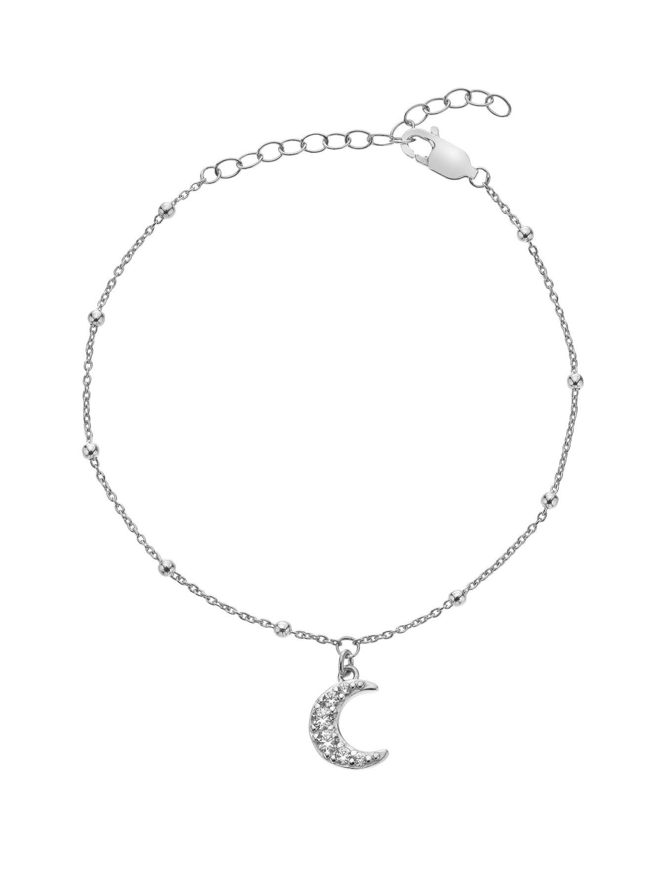 Image 1 of 4 of Silver Whisper Love to Moon and Back Bracelet