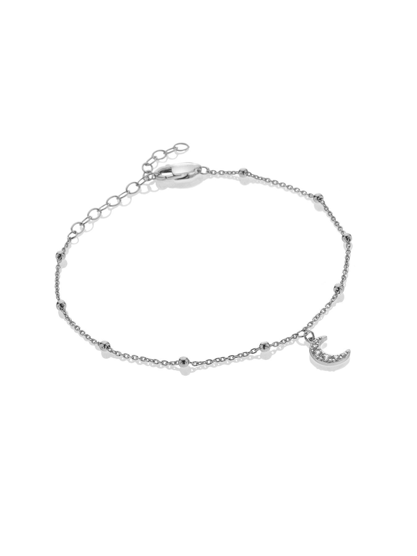 Image 3 of 4 of Silver Whisper Love to Moon and Back Bracelet