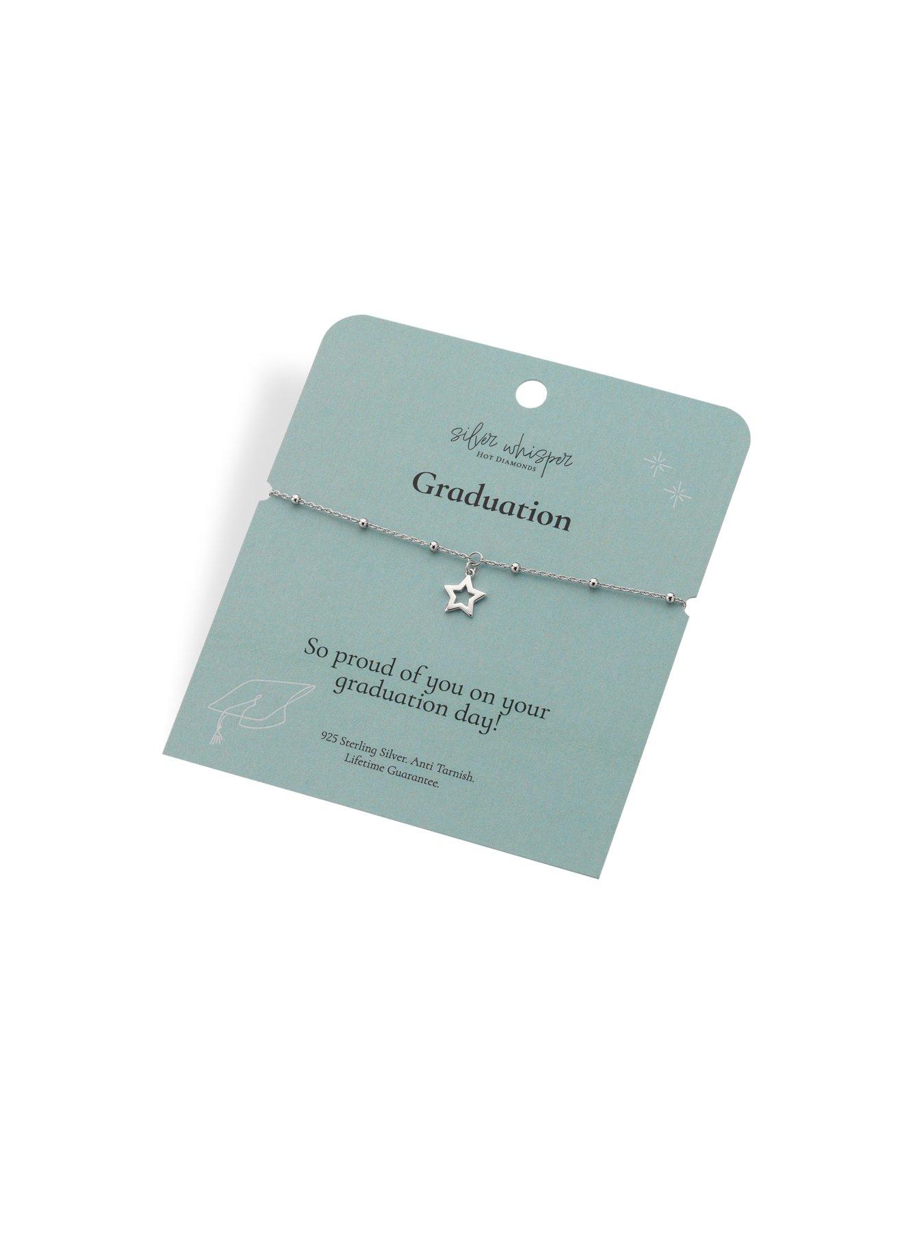  image of silver-whisper-graduation-bracelet