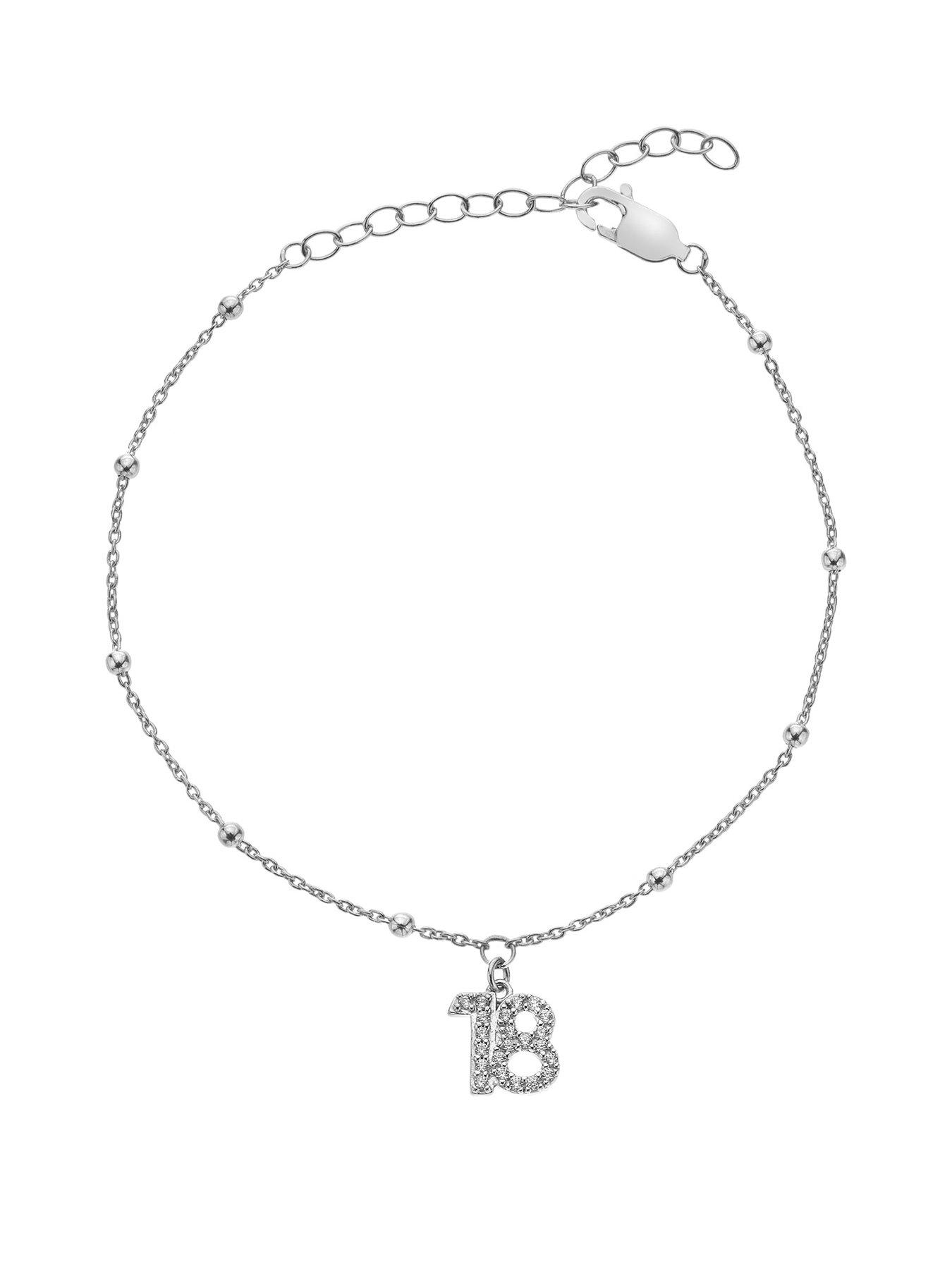 Silver Whisper 18th Bracelet