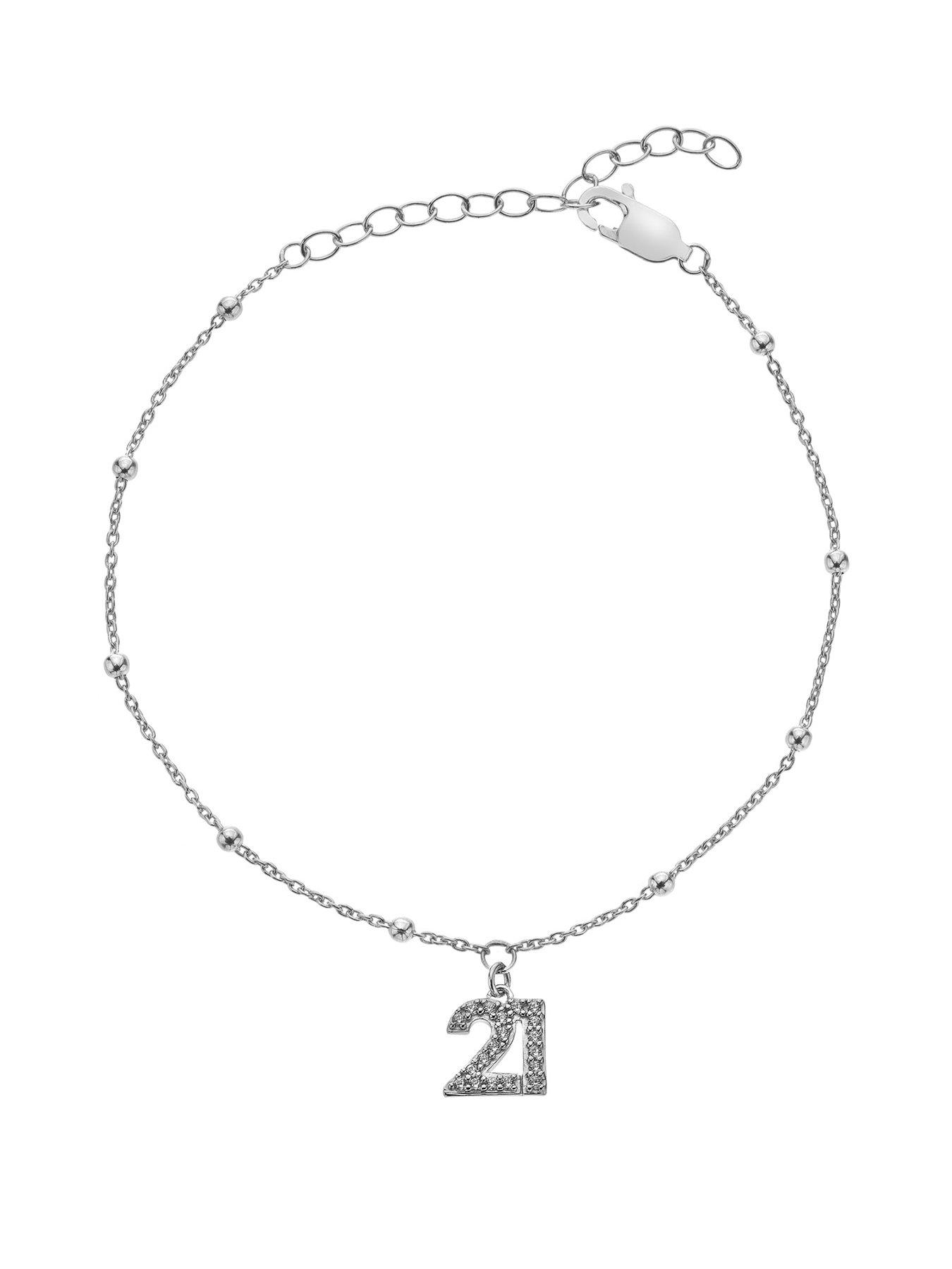 Silver Whisper 21st Bracelet