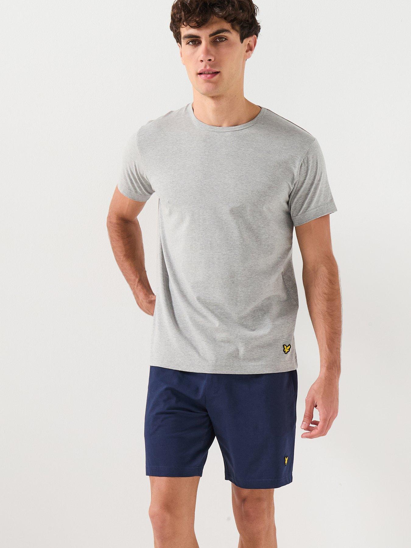 Lyle & Scott Charlie T-Shirt And Short Loungeset - Blue