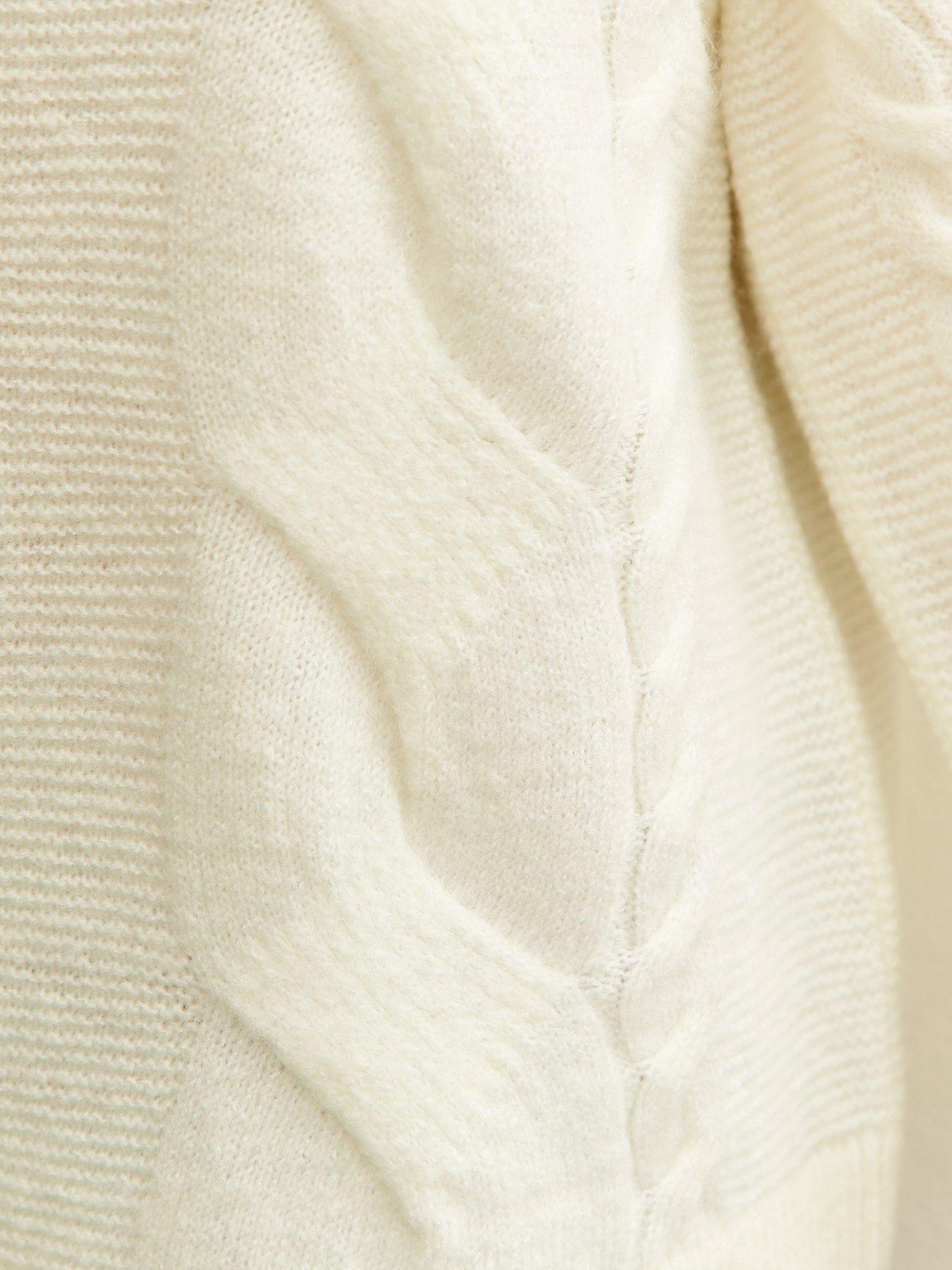 Image 5 of 5 of New Look 915 Girls Chunky Cable Knit Jumper - Cream