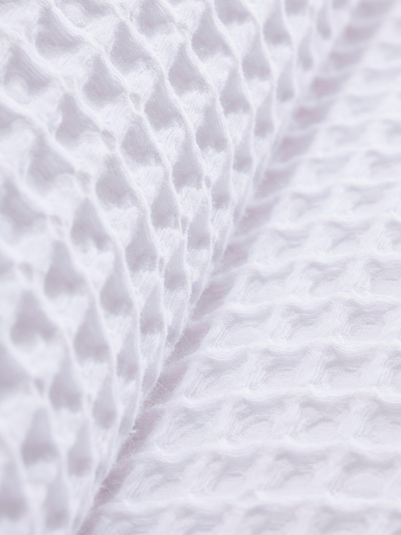  image of dusk-portofino-waffle-duvet-cover-white