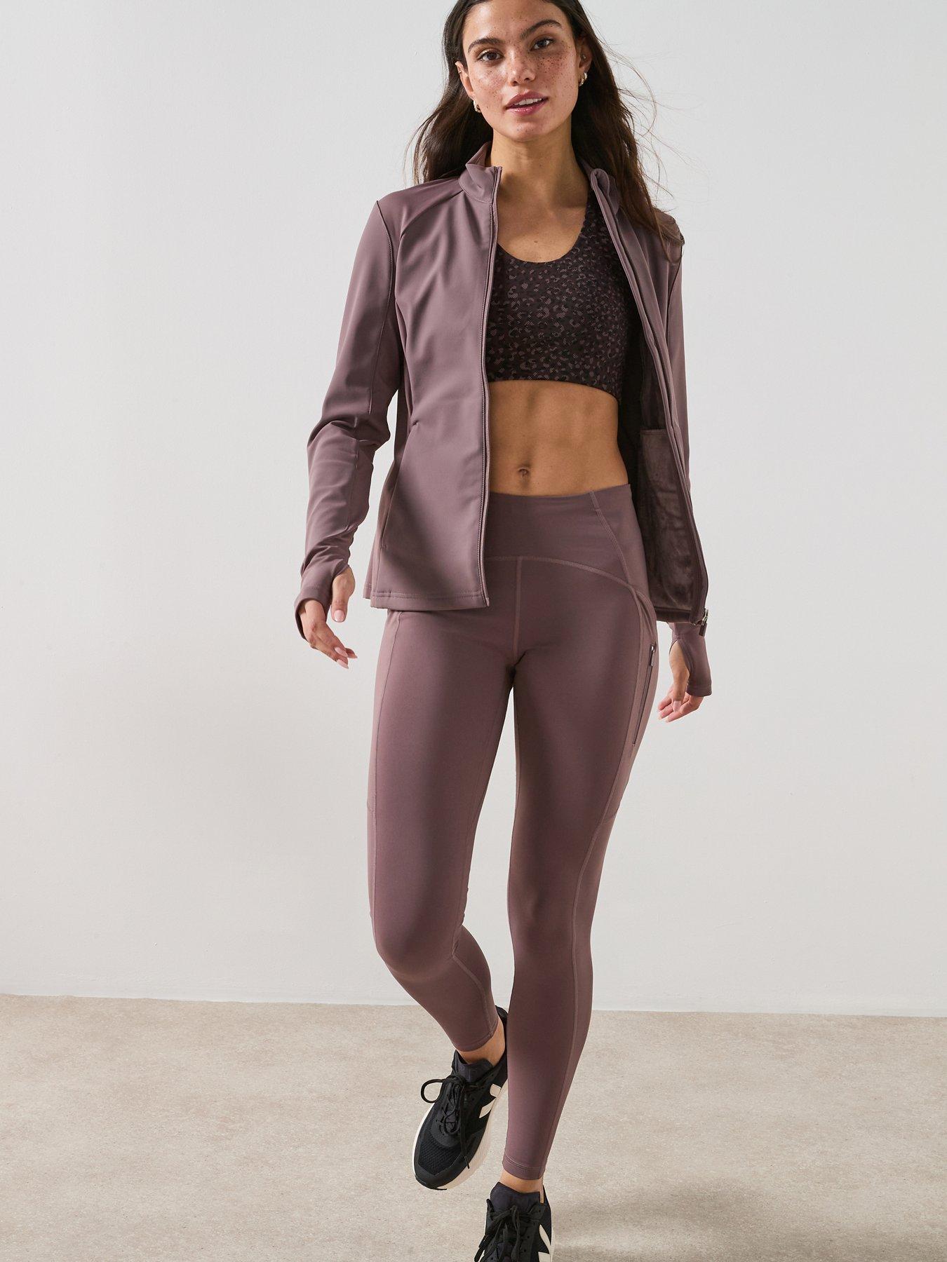  image of sweaty-betty-womens-training-winter-power-softshell-jacket-brown