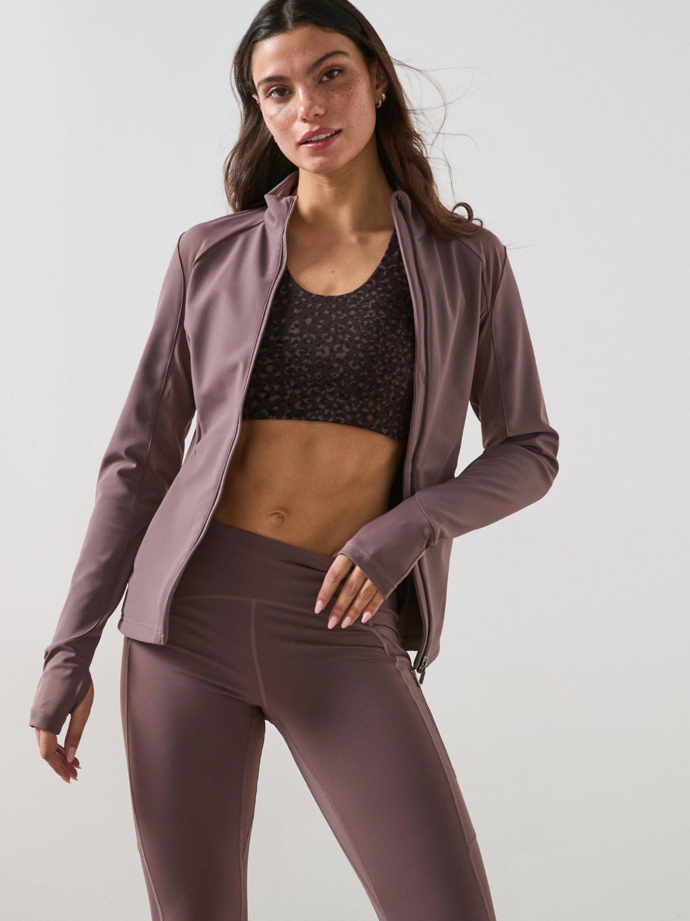  image of sweaty-betty-womens-training-winter-power-softshell-jacket-brown
