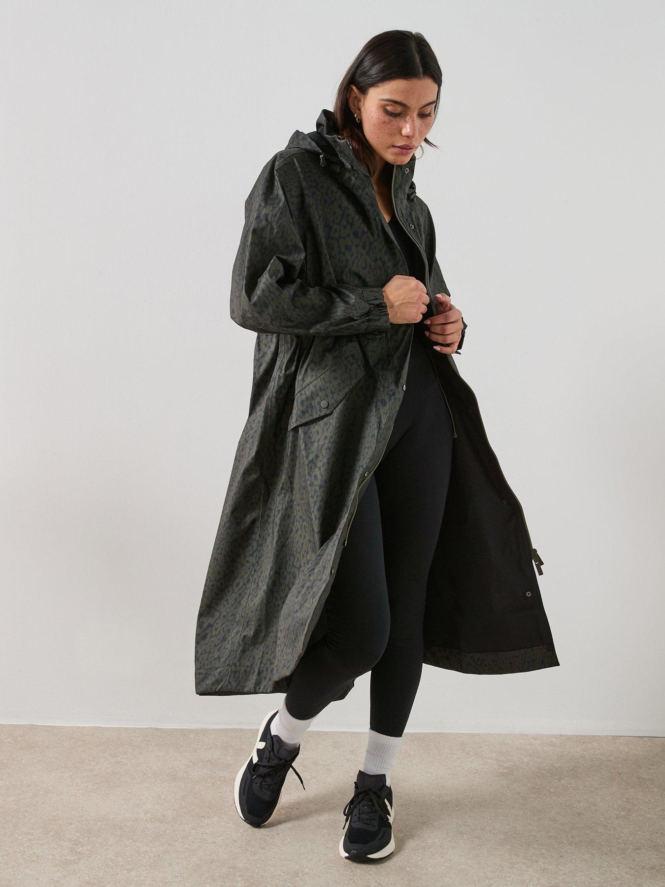 Sweaty Betty Womens Motion Technical Longline Parka Coat - Green