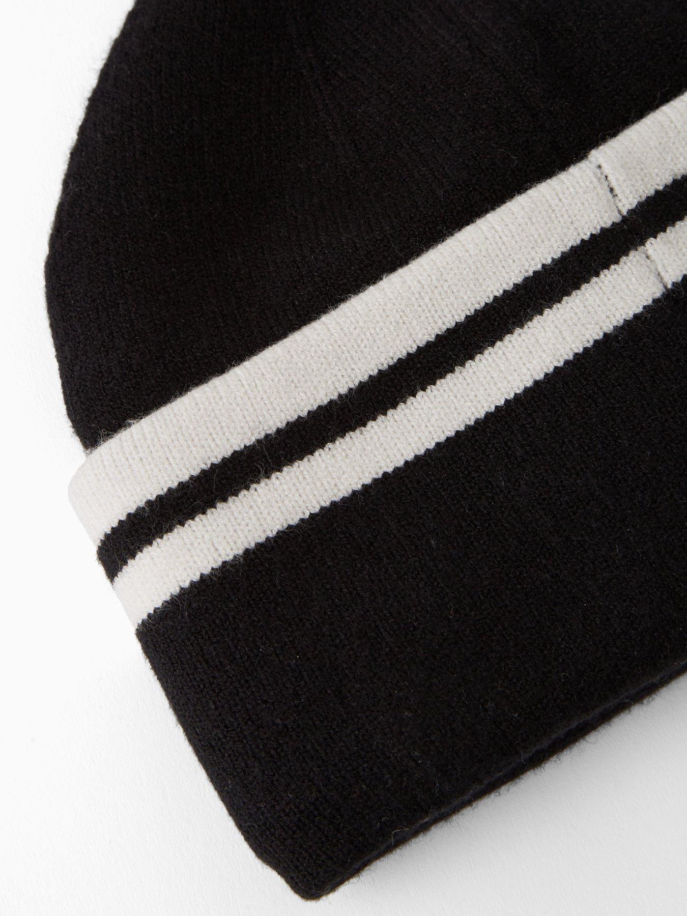 Image 4 of 4 of Sweaty Betty Womens Ski Slogan Knitted Beanie - Black