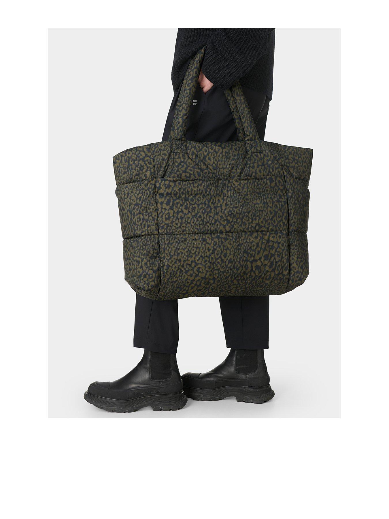 Image 1 of 5 of Sweaty Betty Nimbus Large Cloud Bag - Leopard Print