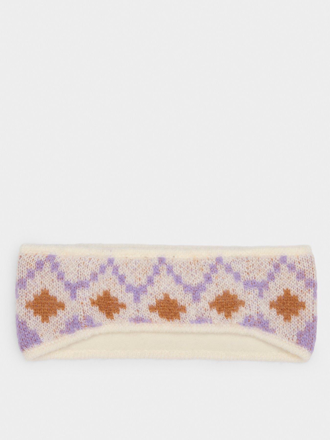 Image 3 of 4 of Sweaty Betty Womens Ski Highland Fairisle Earwarmer - Purple