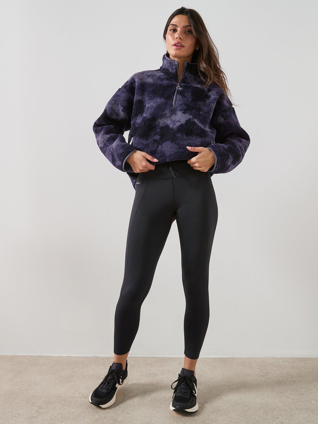 Image 3 of 6 of Sweaty Betty Womens Therma Boost Heat Tech 7/8 Walking Tights - Black