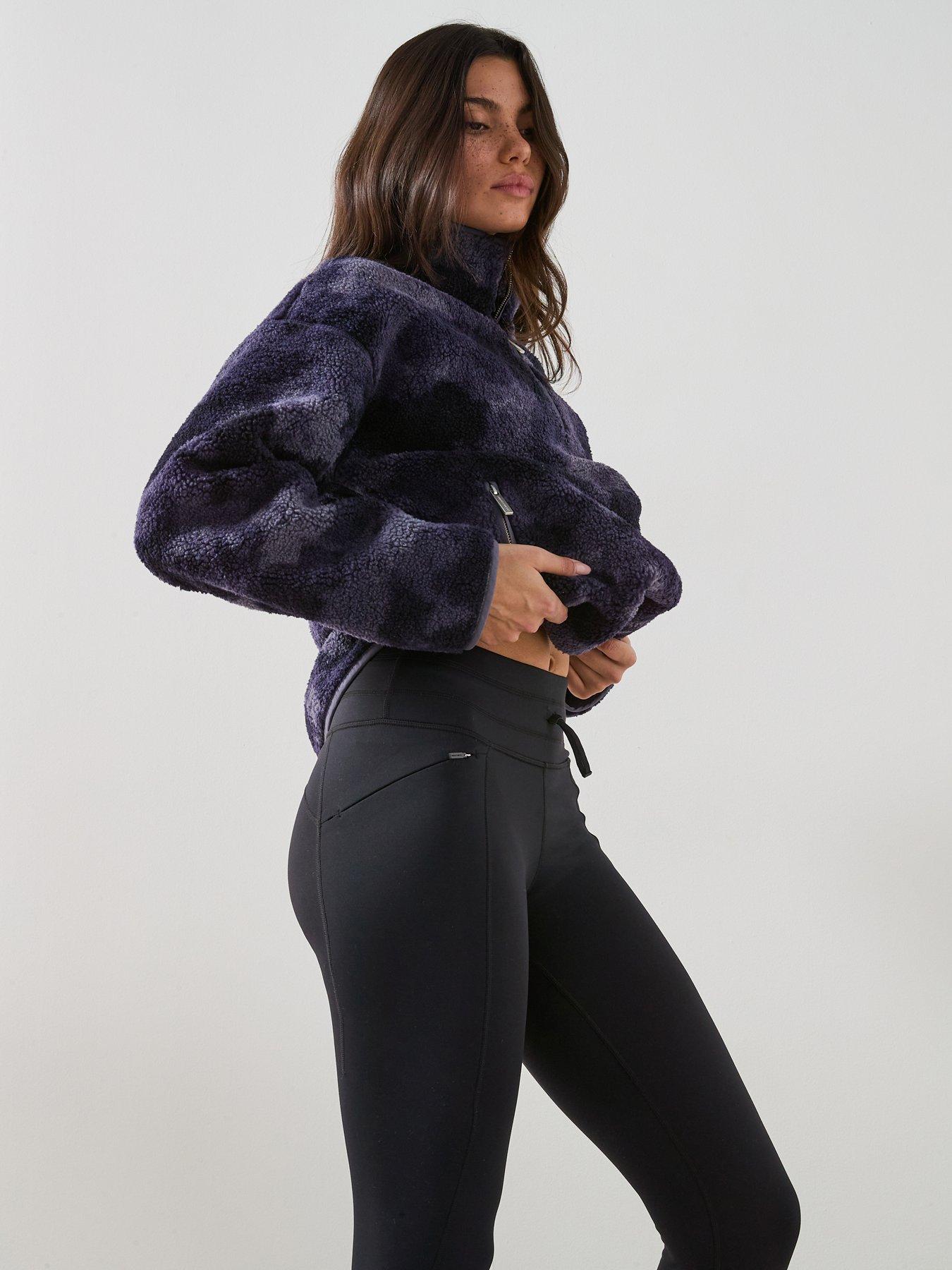 Image 5 of 6 of Sweaty Betty Womens Therma Boost Heat Tech 7/8 Walking Tights - Black