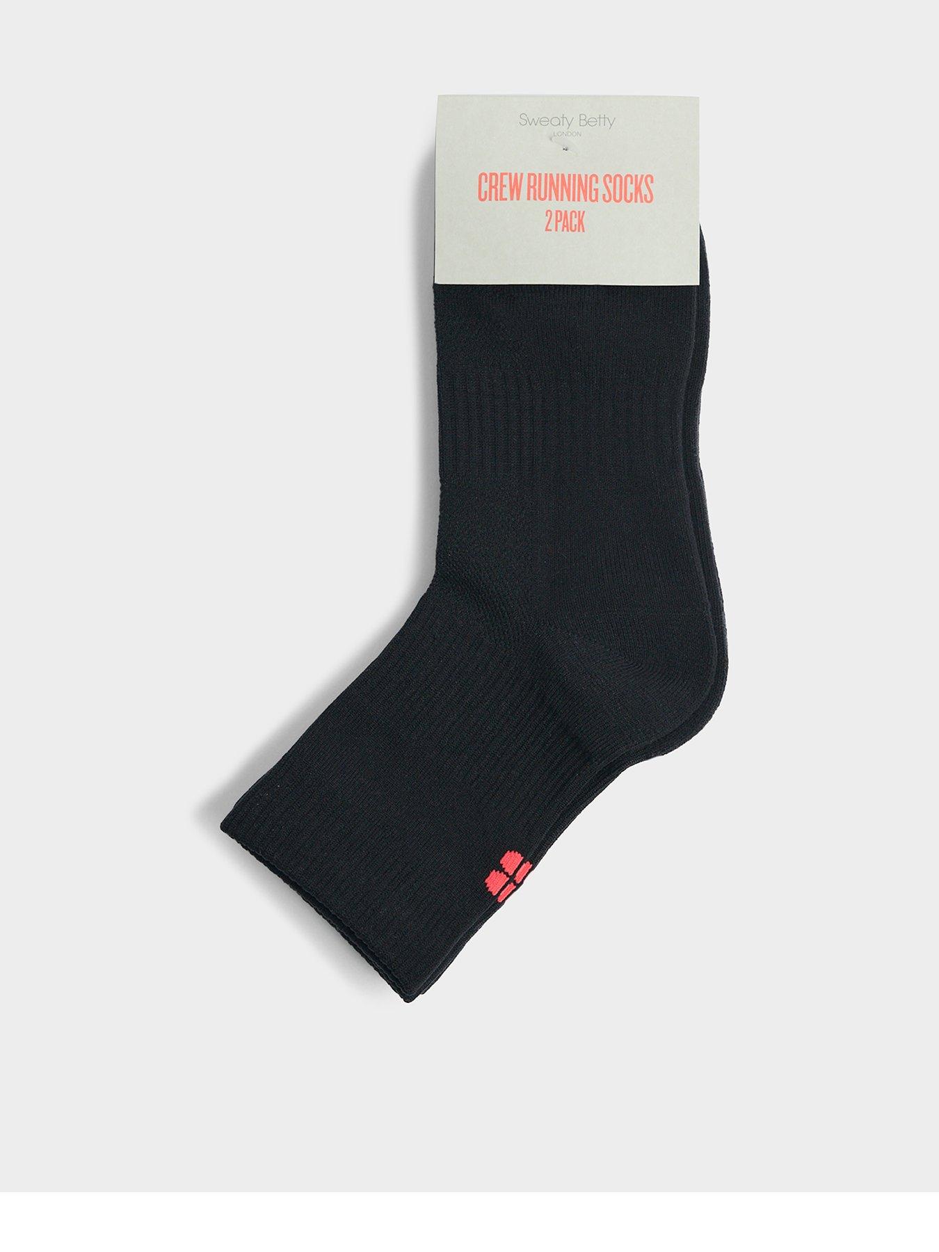 Sweaty Betty Women's Running Crew Socks 2 Pack - Black