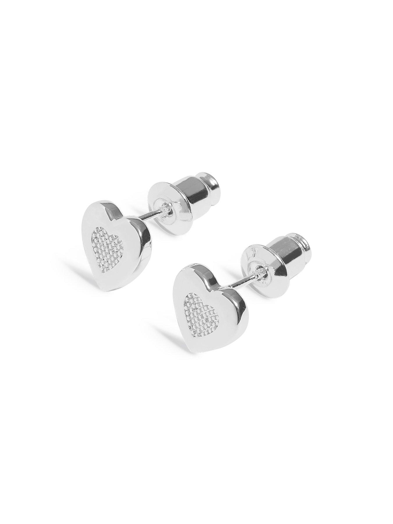 Image 3 of 5 of Joma Jewellery EARRING BAUBLE , WITH LOVE , Silver Plated , Stud Earrings