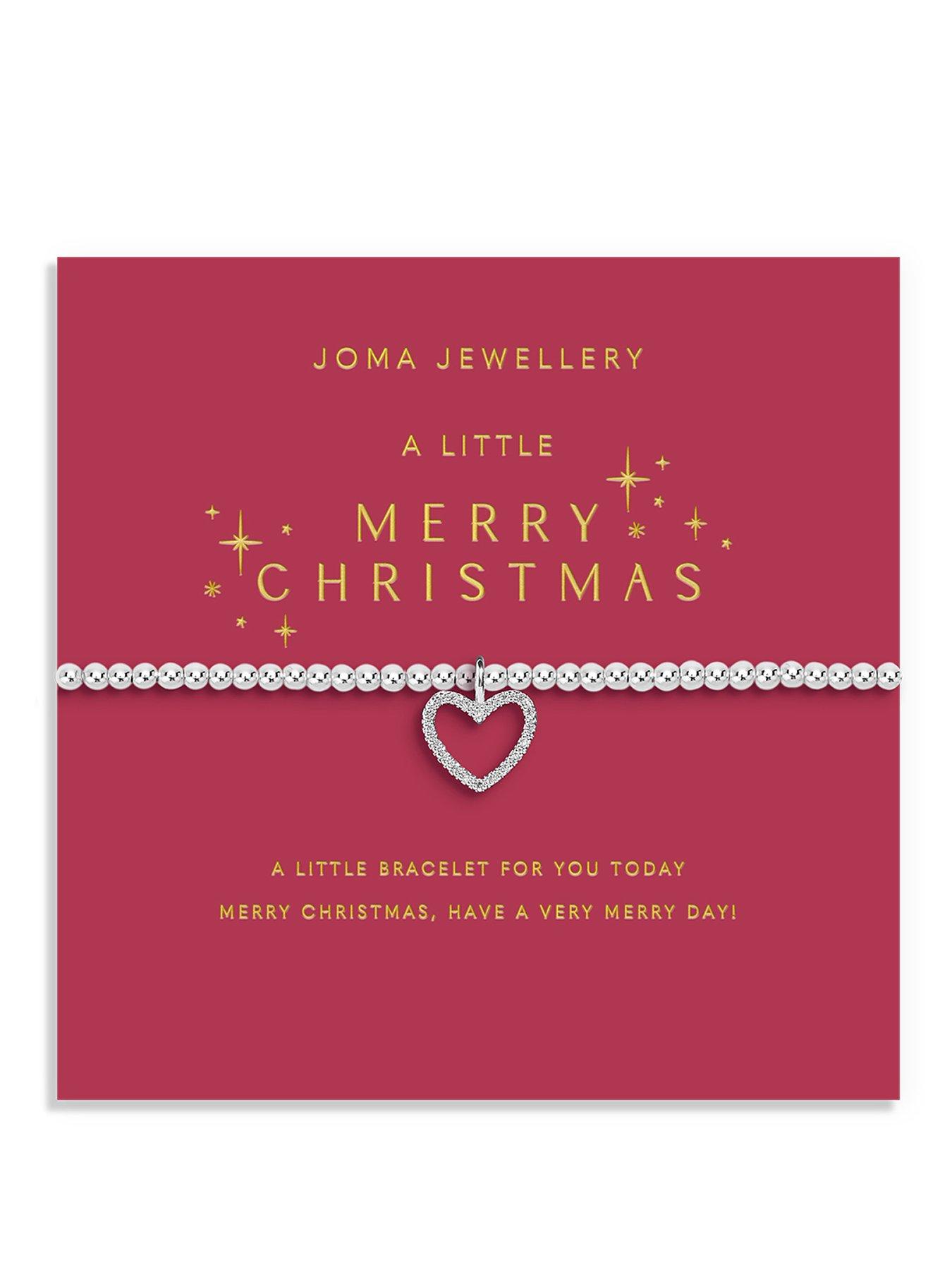 undefined CHRISTMAS A LITTLE , MERRY CHRISTMAS , Silver Plated , Bracelet , 17.5cm stretch