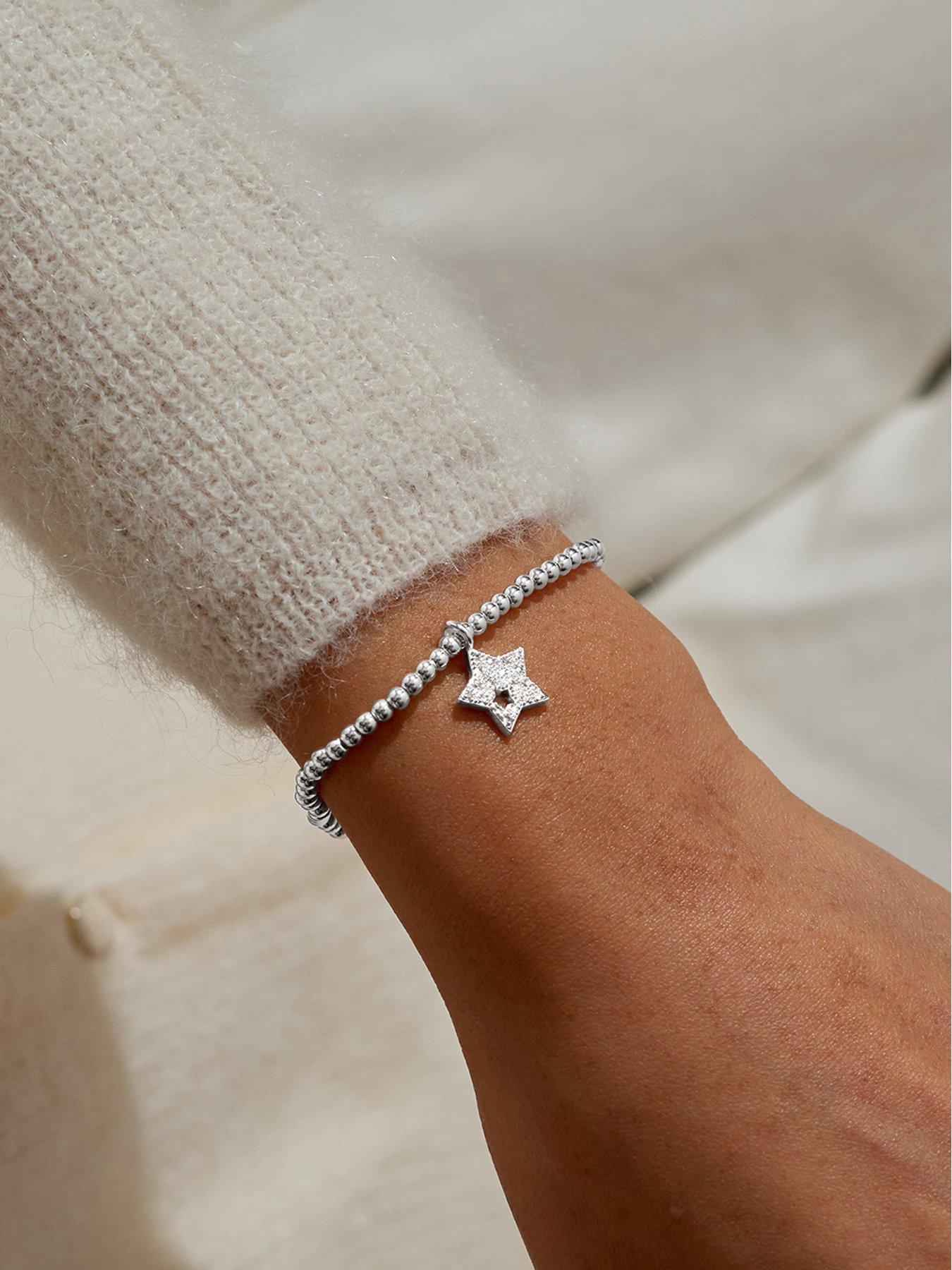 Image 2 of 5 of Joma Jewellery CHRISTMAS A LITTLE , CHRISTMAS WISHES , Silver Plated , Bracelet , 17.5cm stretch
