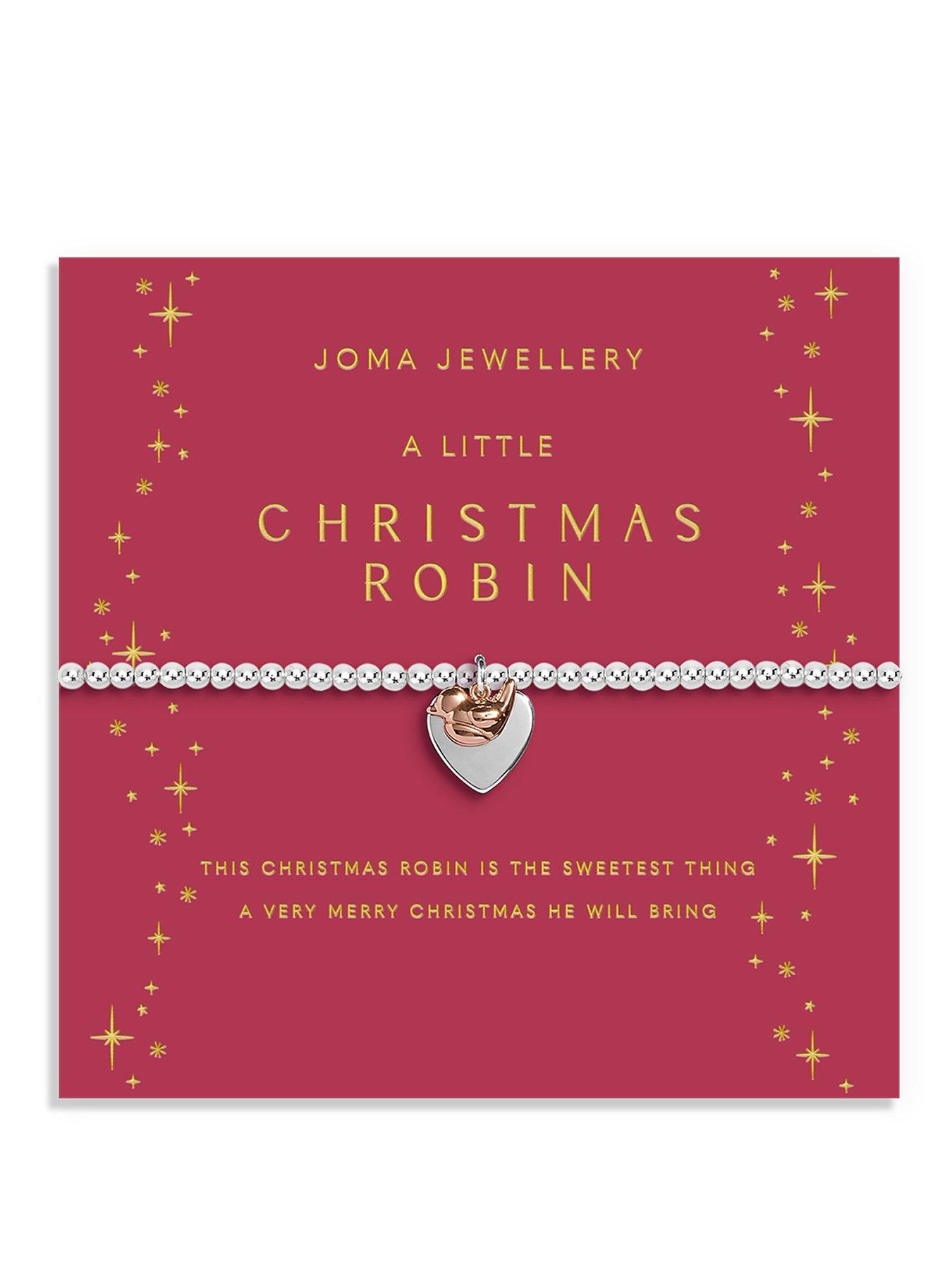 undefined CHRISTMAS A LITTLE , CHRISTMAS ROBIN , Silver Plated , Bracelet , 17.5cm stretch