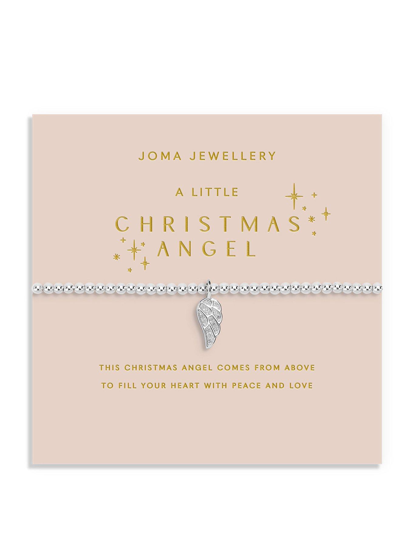 Image 1 of 5 of Joma Jewellery CHRISTMAS A LITTLE , CHRISTMAS ANGEL , Silver Plated , Bracelet , 17.5cm stretch