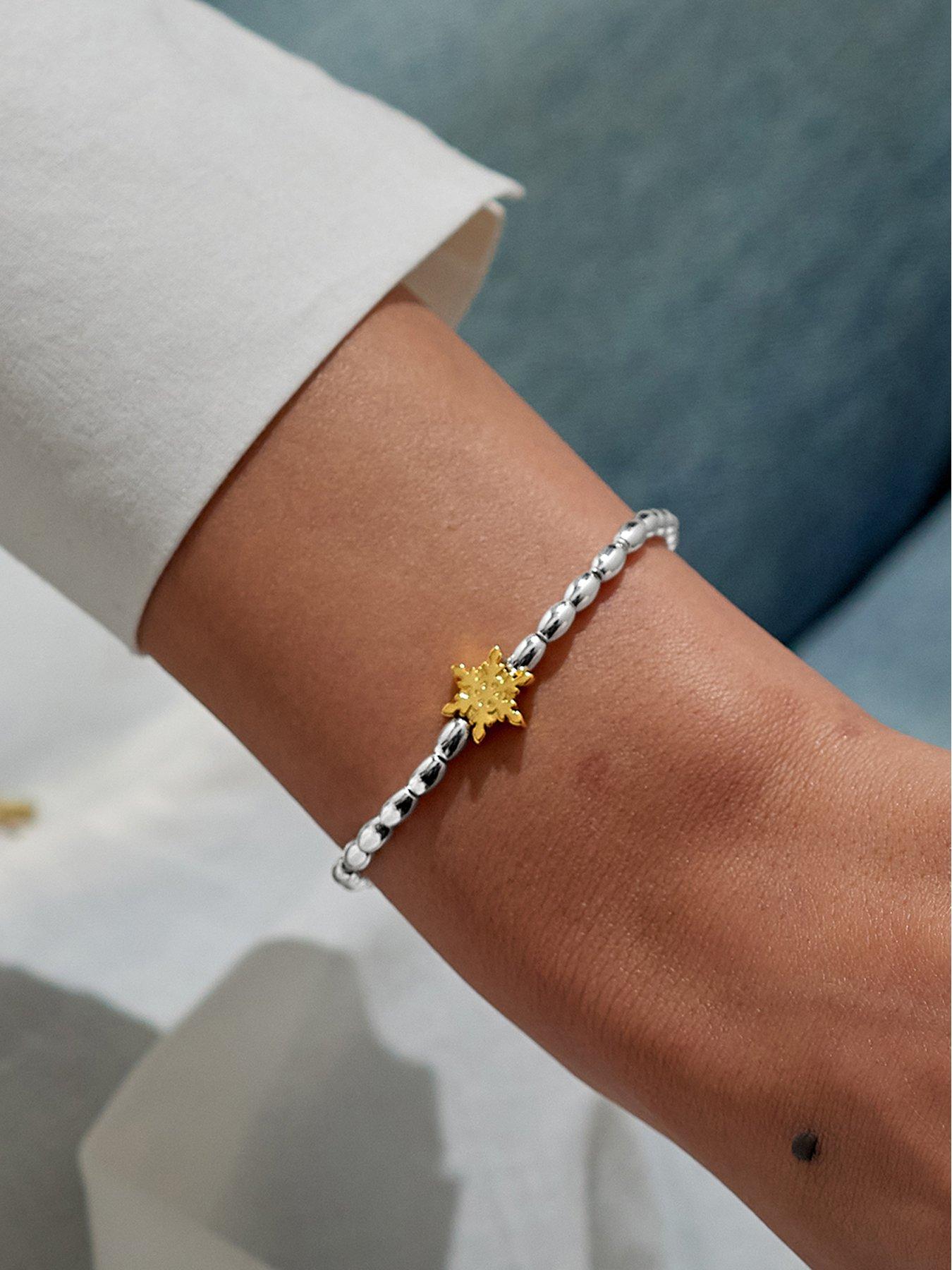 Image 2 of 5 of Joma Jewellery CHRISTMAS WISH , WINTER WISHES , Silver & Gold Plated , Bracelet , 17.5cm stretch