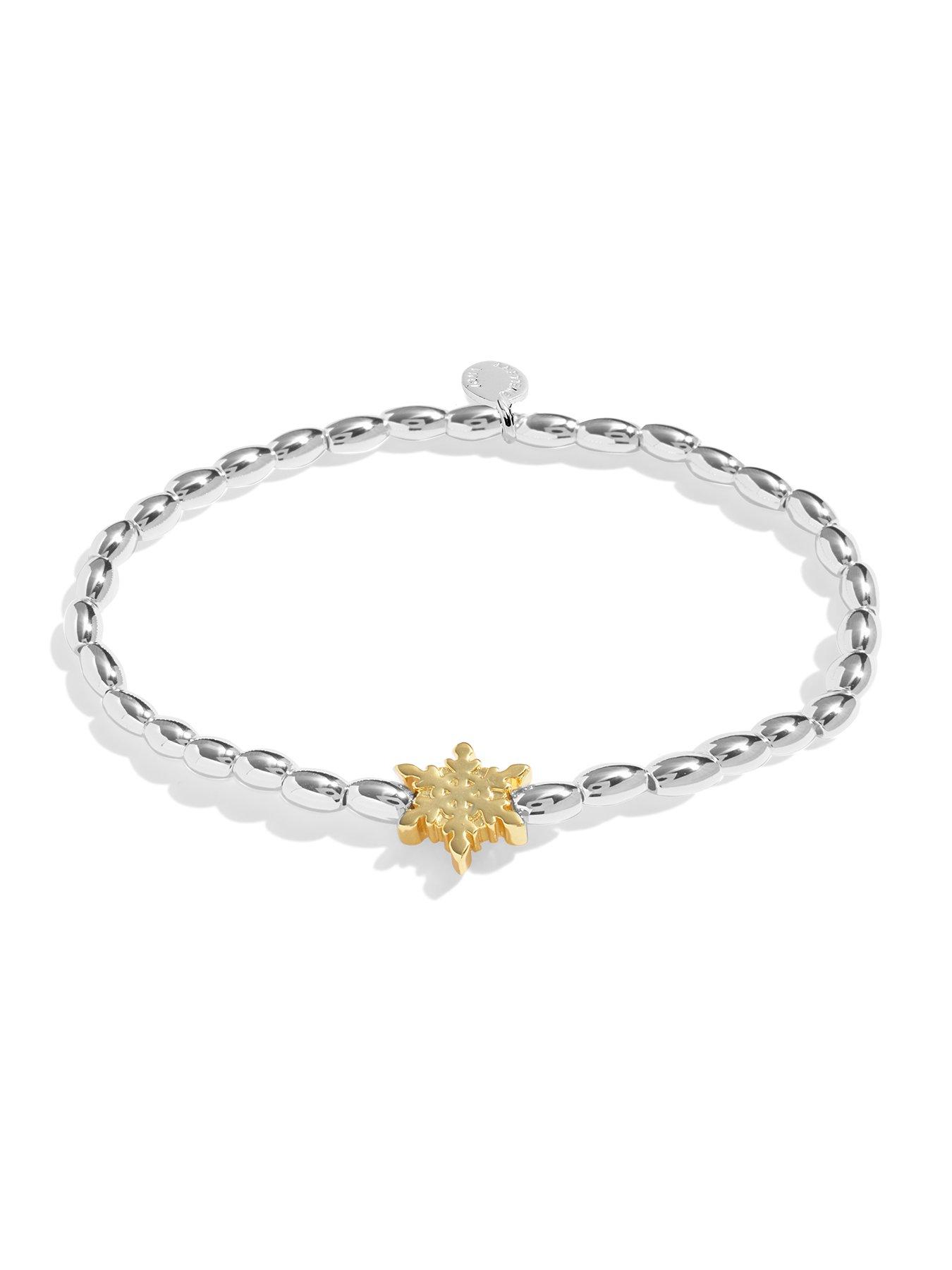 Image 4 of 5 of Joma Jewellery CHRISTMAS WISH , WINTER WISHES , Silver & Gold Plated , Bracelet , 17.5cm stretch