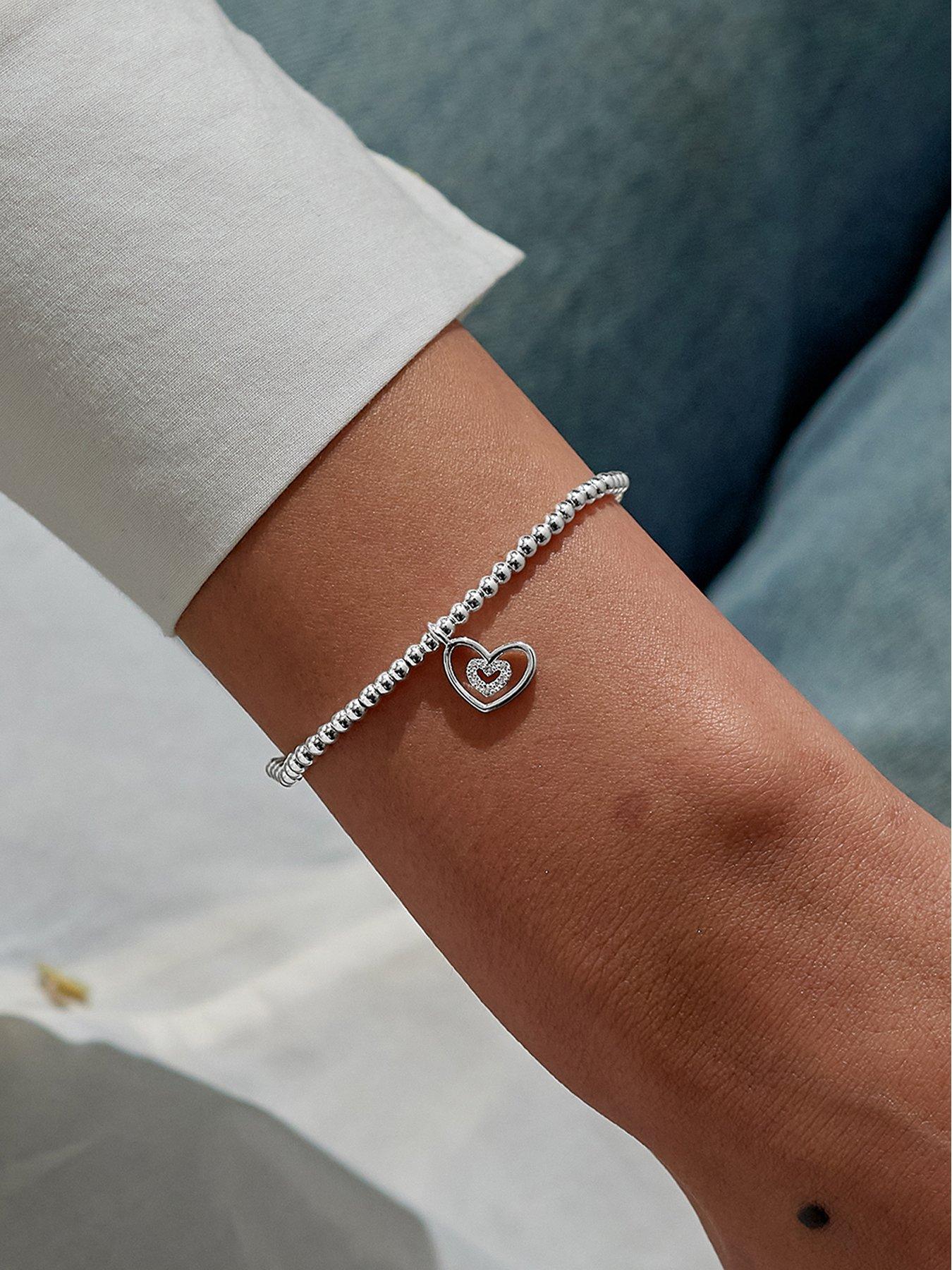 Image 2 of 5 of Joma Jewellery CHRISTMAS A LITTLE , MERRY CHRISTMAS GRANDMA , Silver Plated , Bracelet , 17.5cm stretch