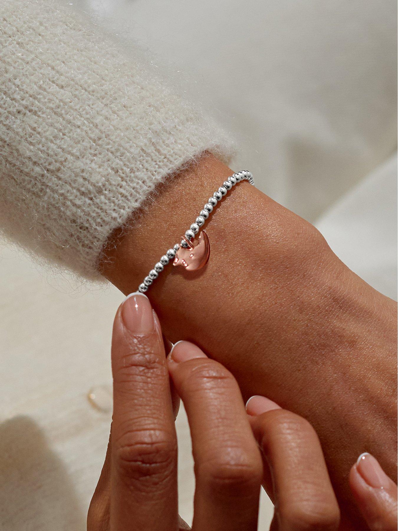 Image 2 of 5 of Joma Jewellery CHRISTMAS CRACKER , CHRISTMAS ROBIN , Silver & Rose Gold Plated , Bracelet , 17.5cm stretch