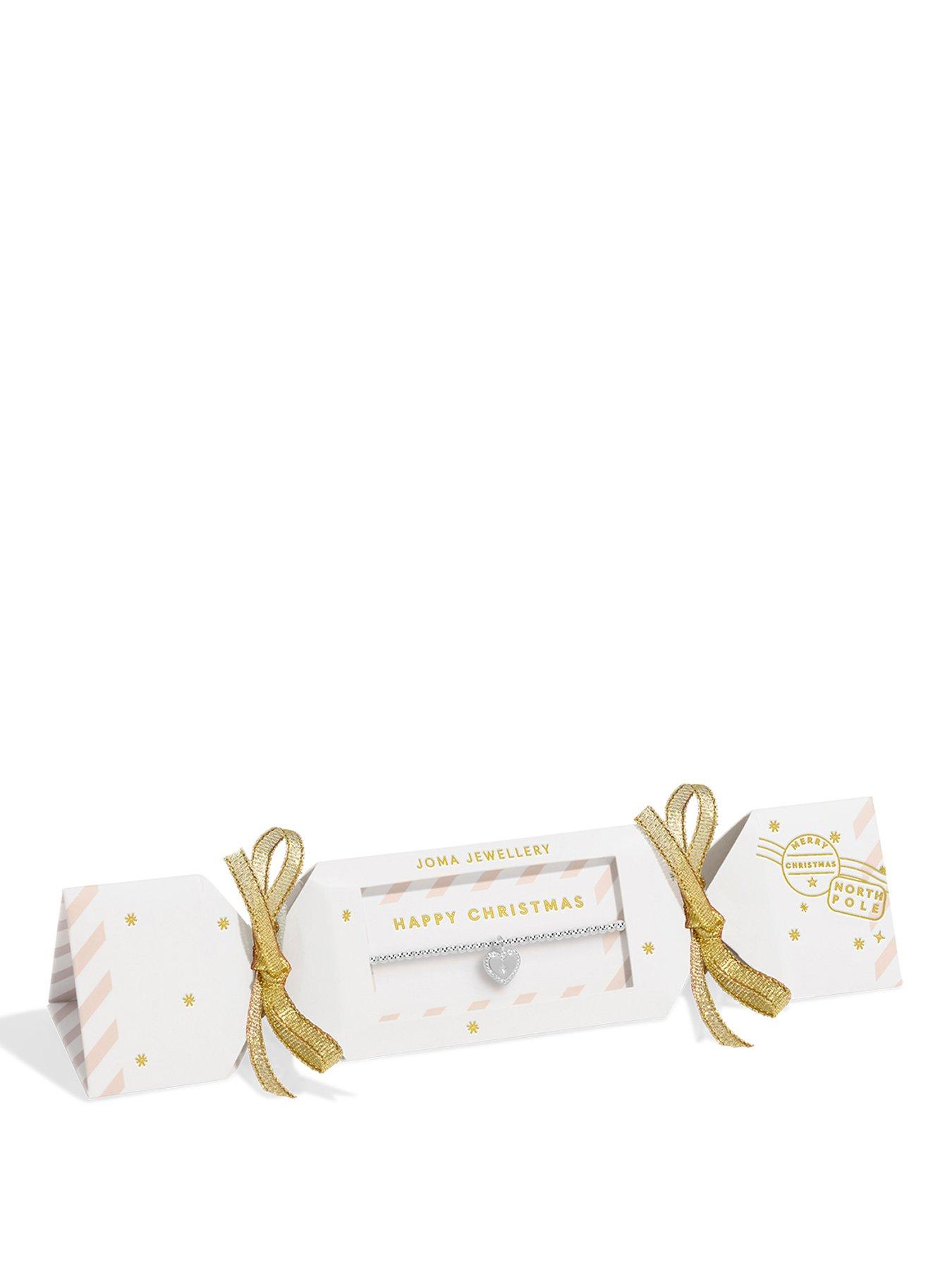 undefined KIDS' CHRISTMAS CRACKER , HAPPY CHRISTMAS , Silver Plated , Bracelet , 15.5cm stretch