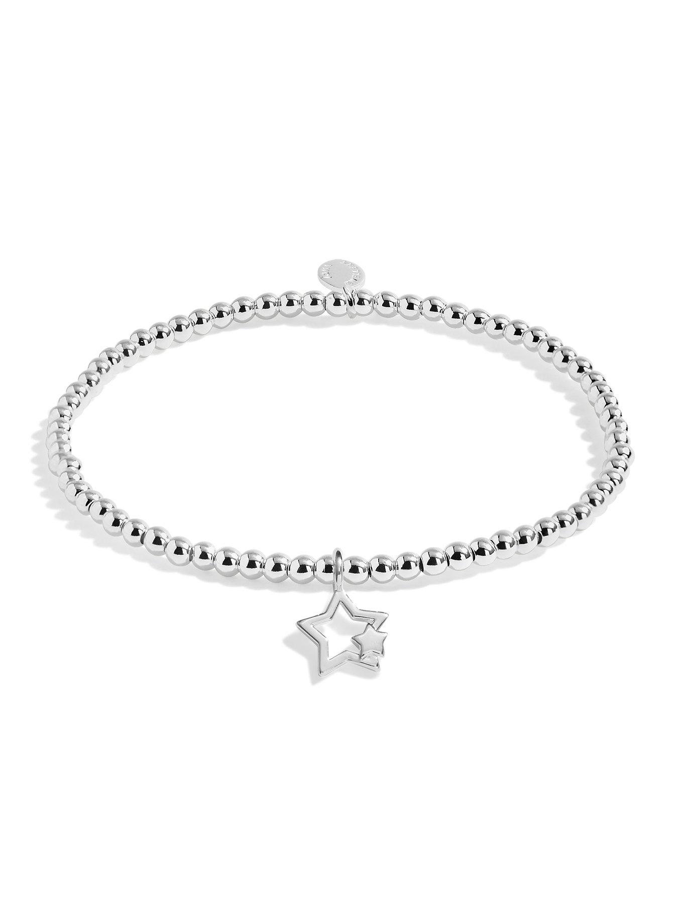 Image 3 of 4 of Joma Jewellery KIDS' CHRISTMAS CRACKER , CHRISTMAS WISHES , Silver Plated , Bracelet , 15.5cm stretch