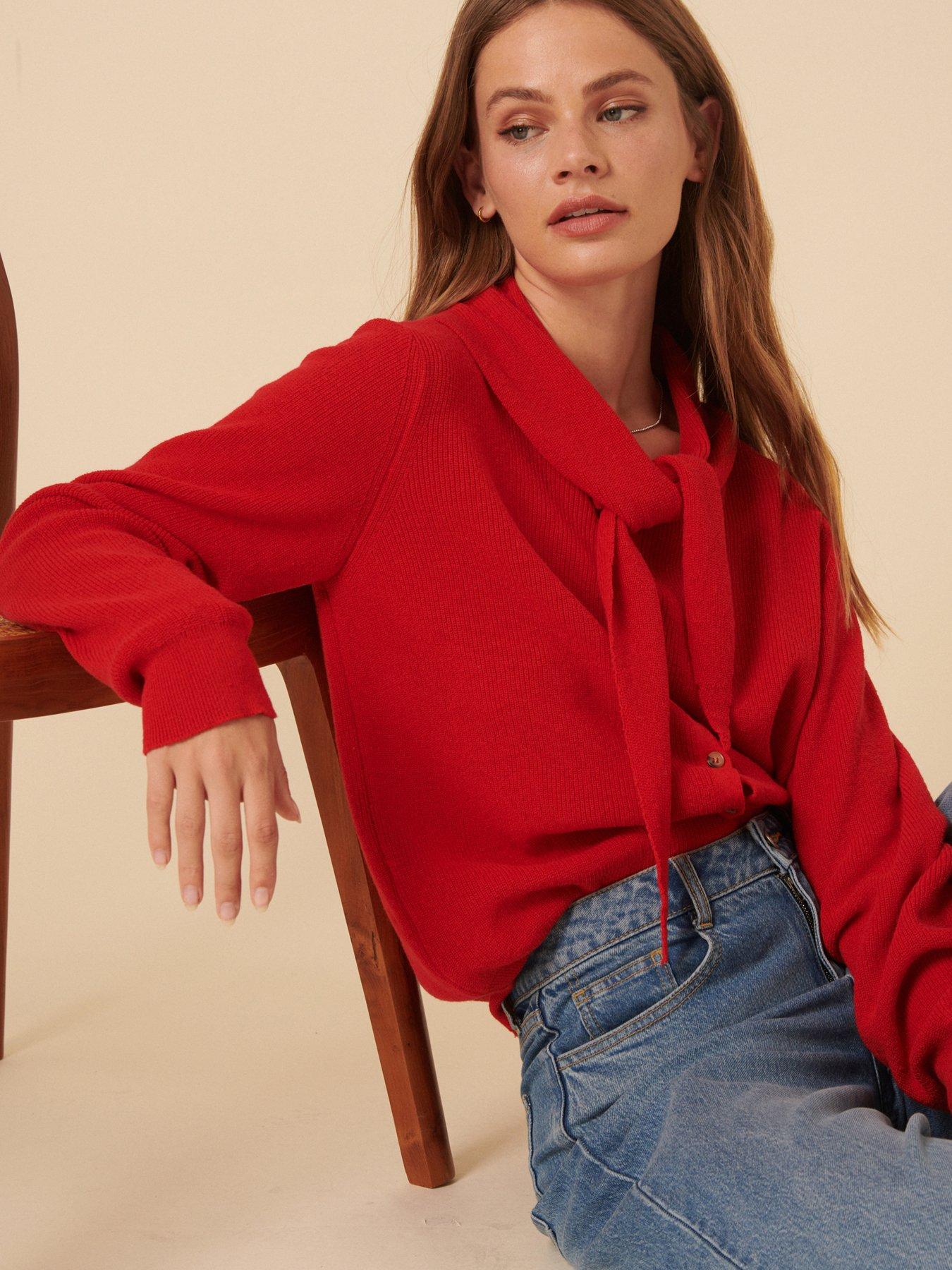 nobodys-child-neckerchief-tie-cardigan-red