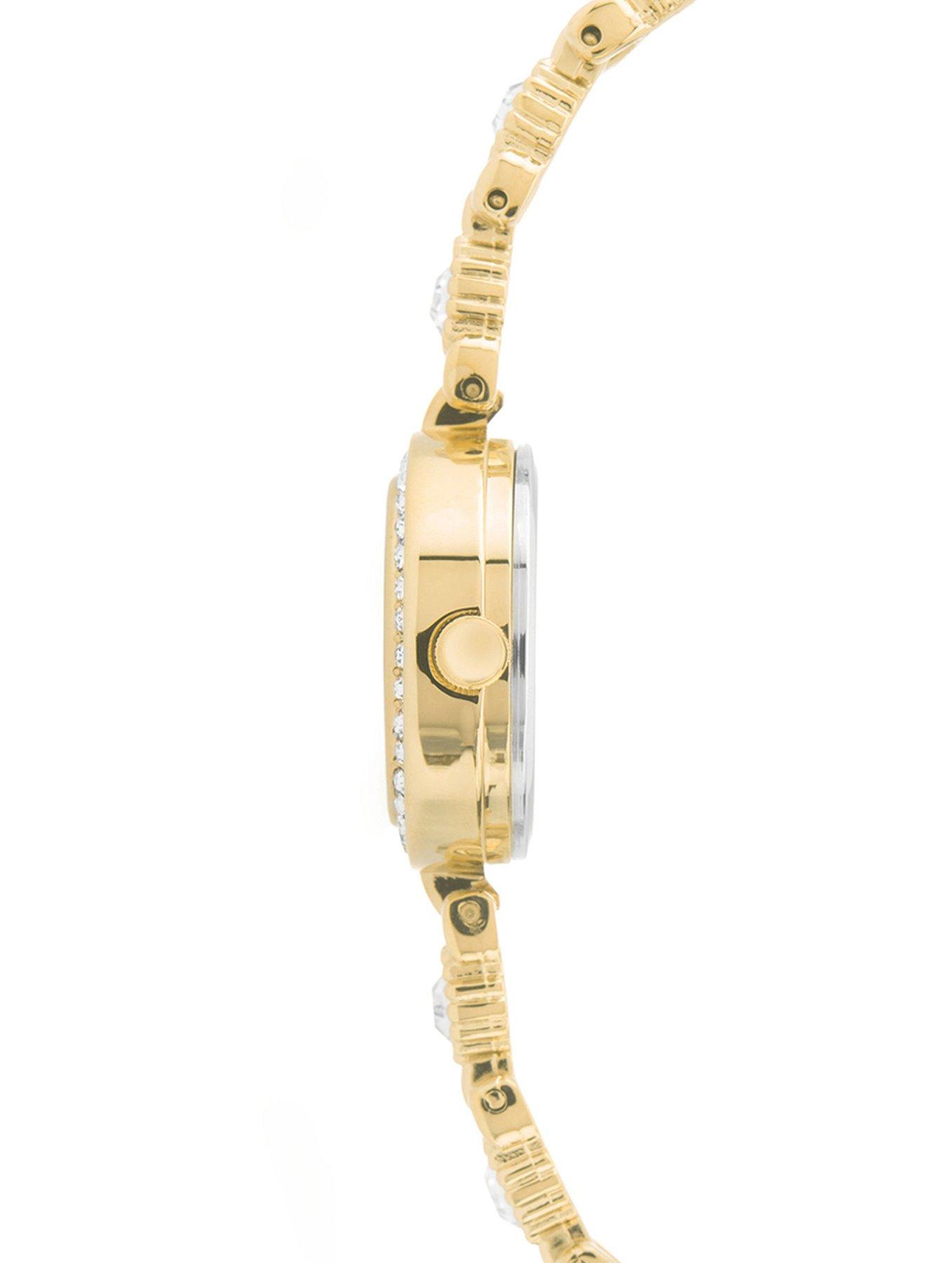 Image 2 of 4 of Sekonda Womens 0 Gold Alloy Bracelet with Mother of Pearl Dial Analogue Watch Gift Set