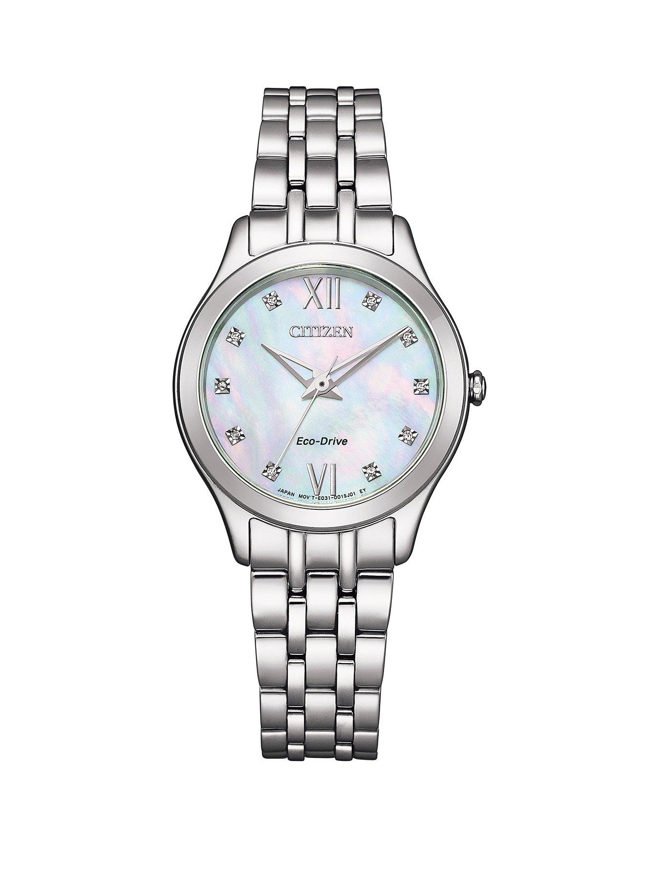  image of citizen-ladies-eco-drive-diamond-dial-watchnbsp