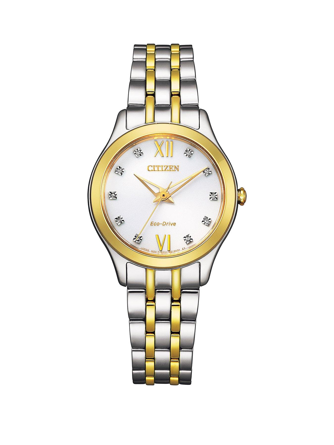  image of citizen-ladiesnbspeco-drive-diamond-dial-watchnbsp