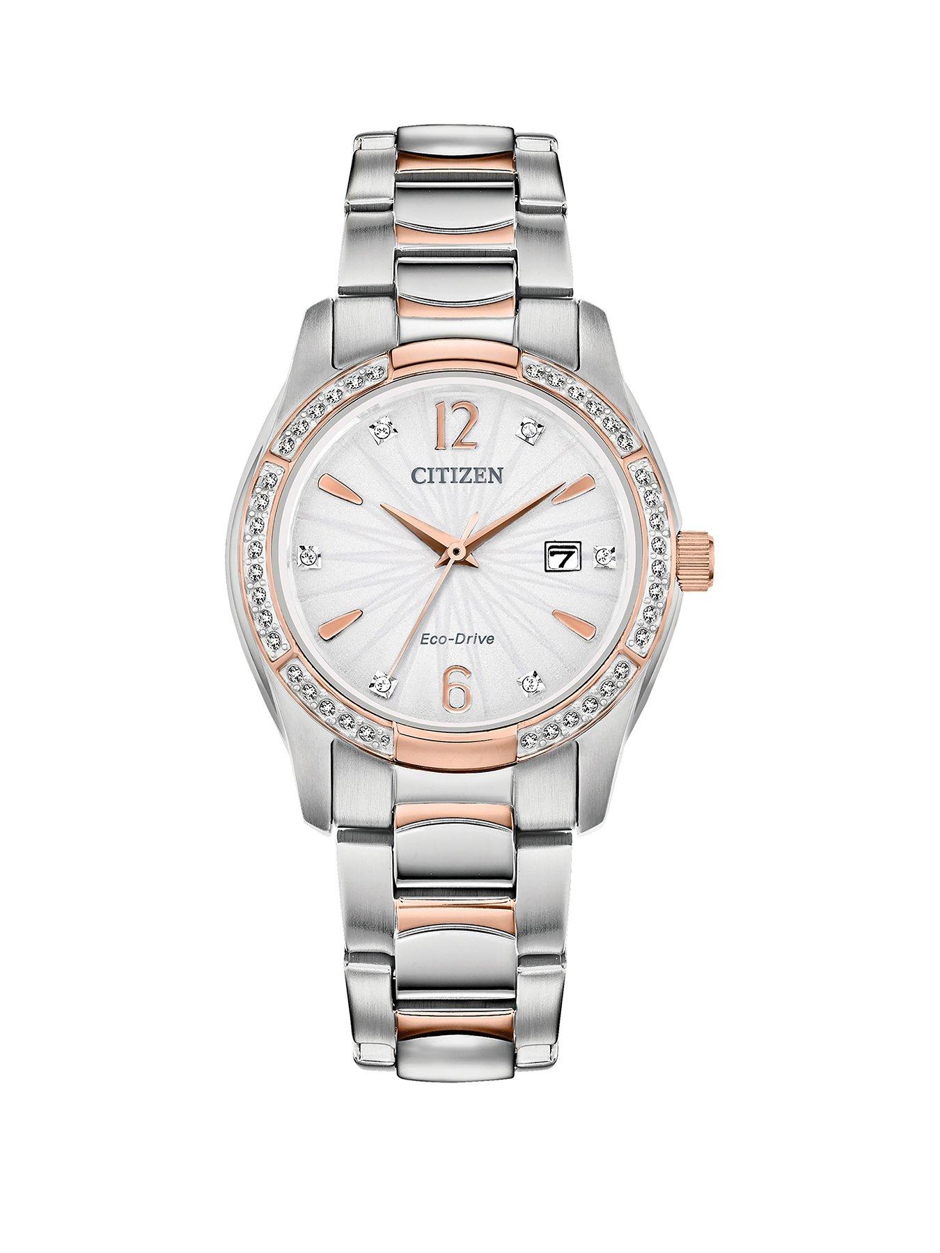 undefined LADIES ECO-DRIVE CRYSTAL CASE