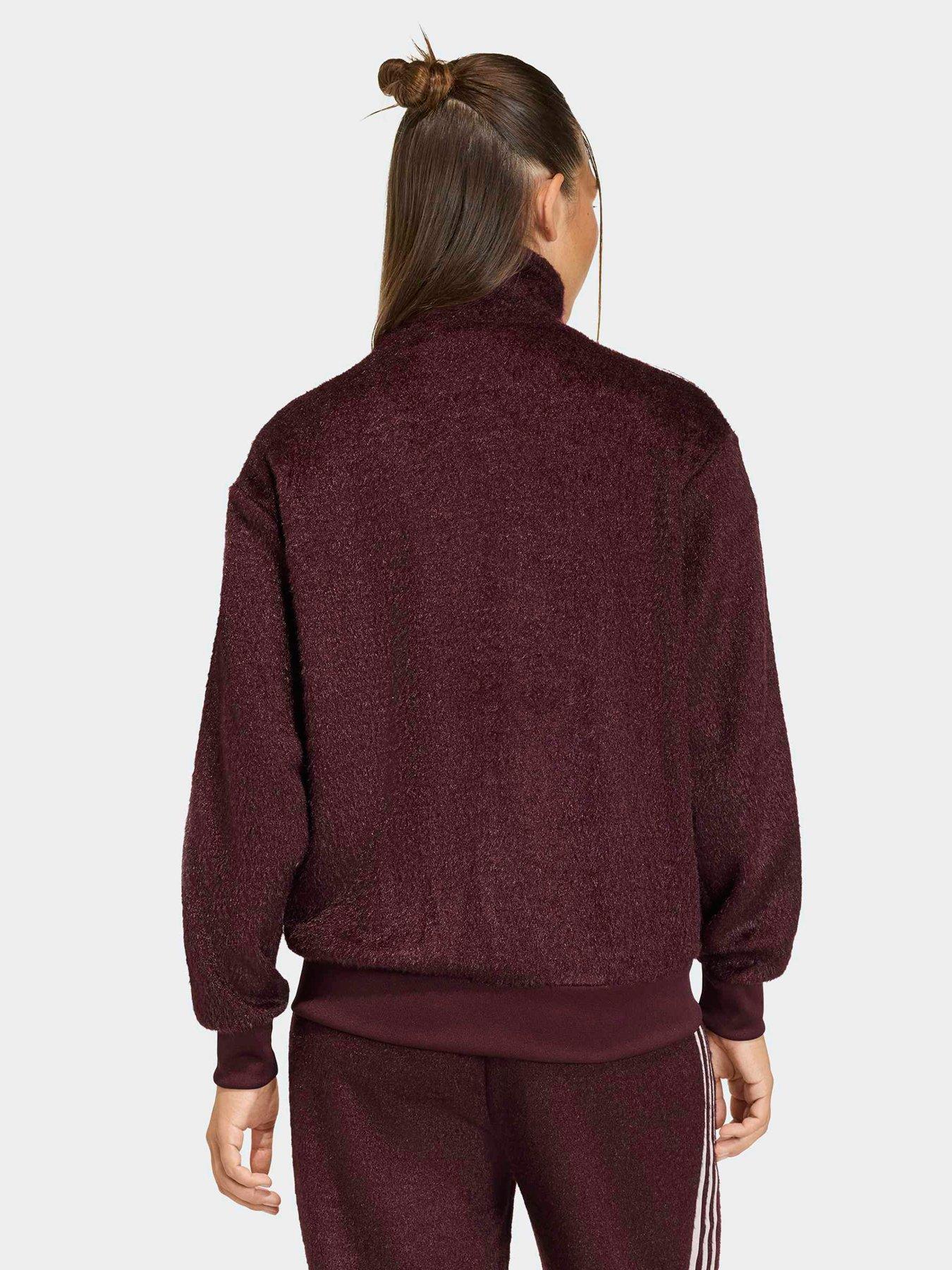 Image 2 of 5 of adidas Originals Womens Mohair Fire Bird Track Top - Red