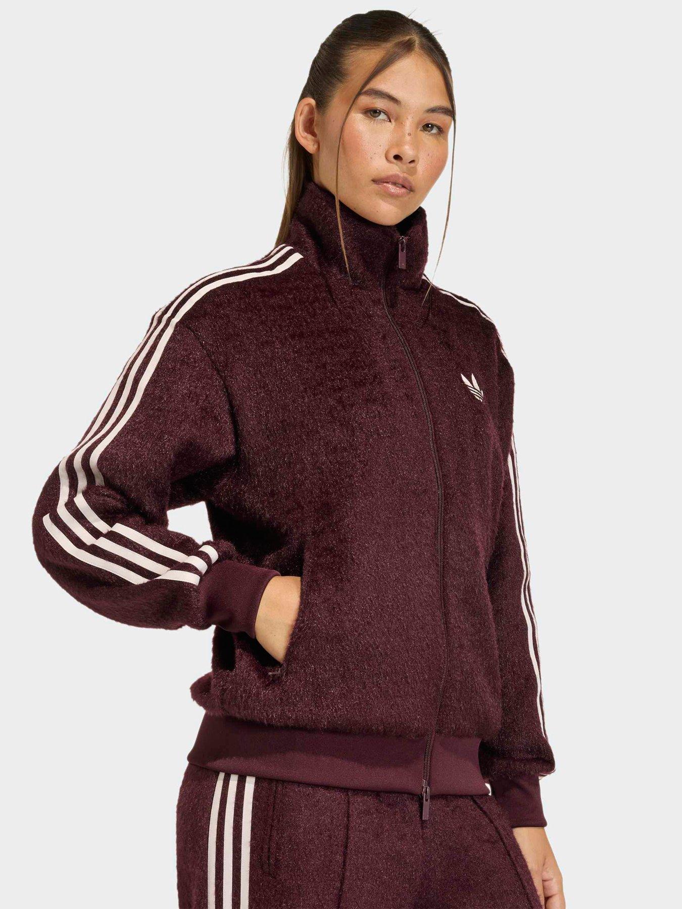 Image 5 of 5 of adidas Originals Womens Mohair Fire Bird Track Top - Red