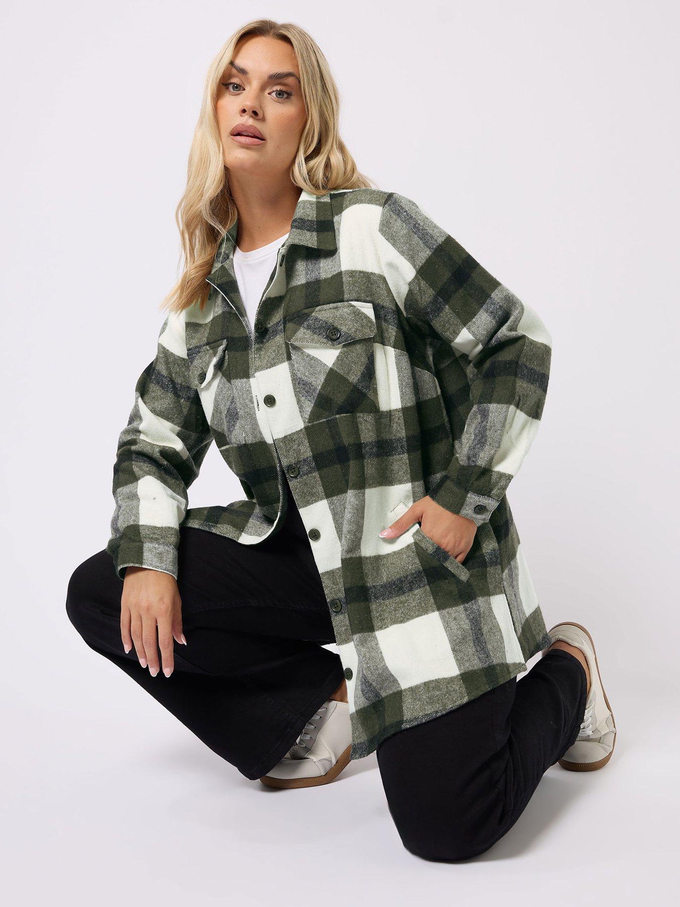 Yours Curve Check Shacket